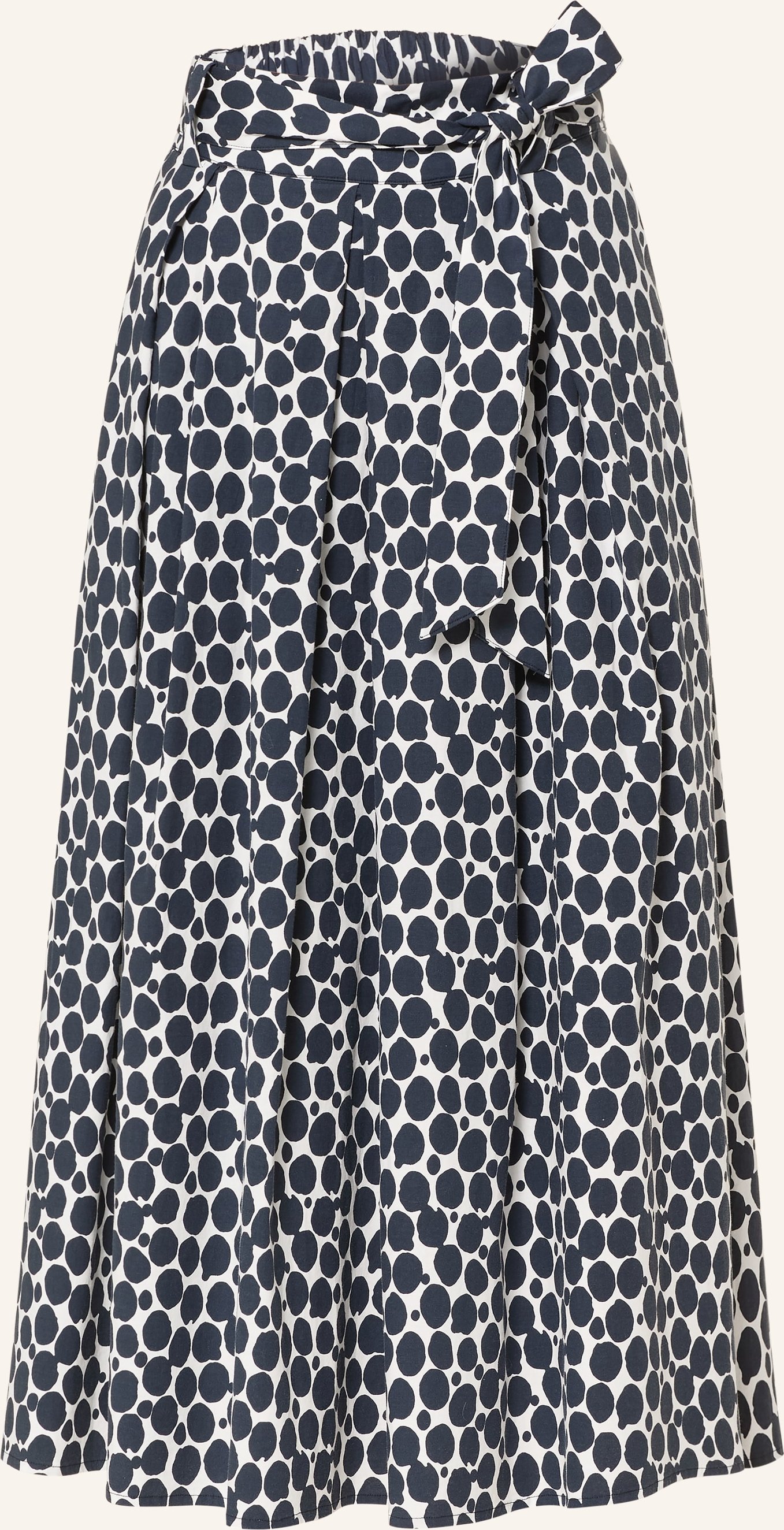 More & More Faltenrock blau