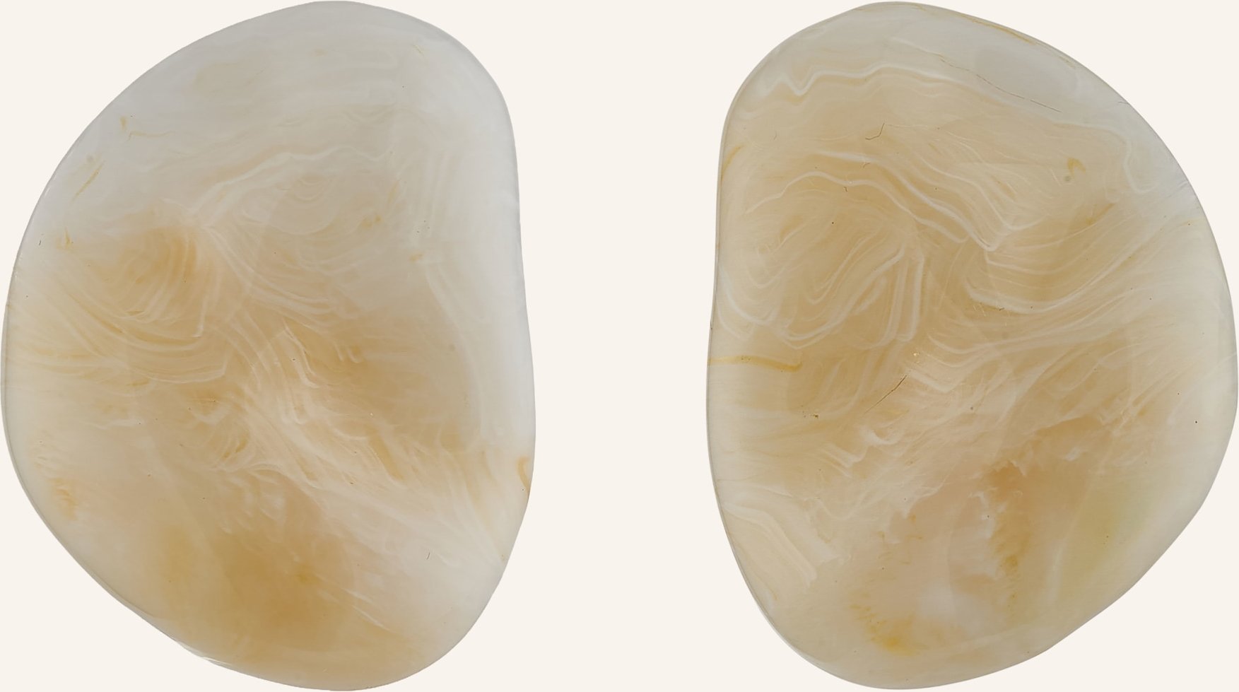 Vanessa Baroni Ohrstecker beige