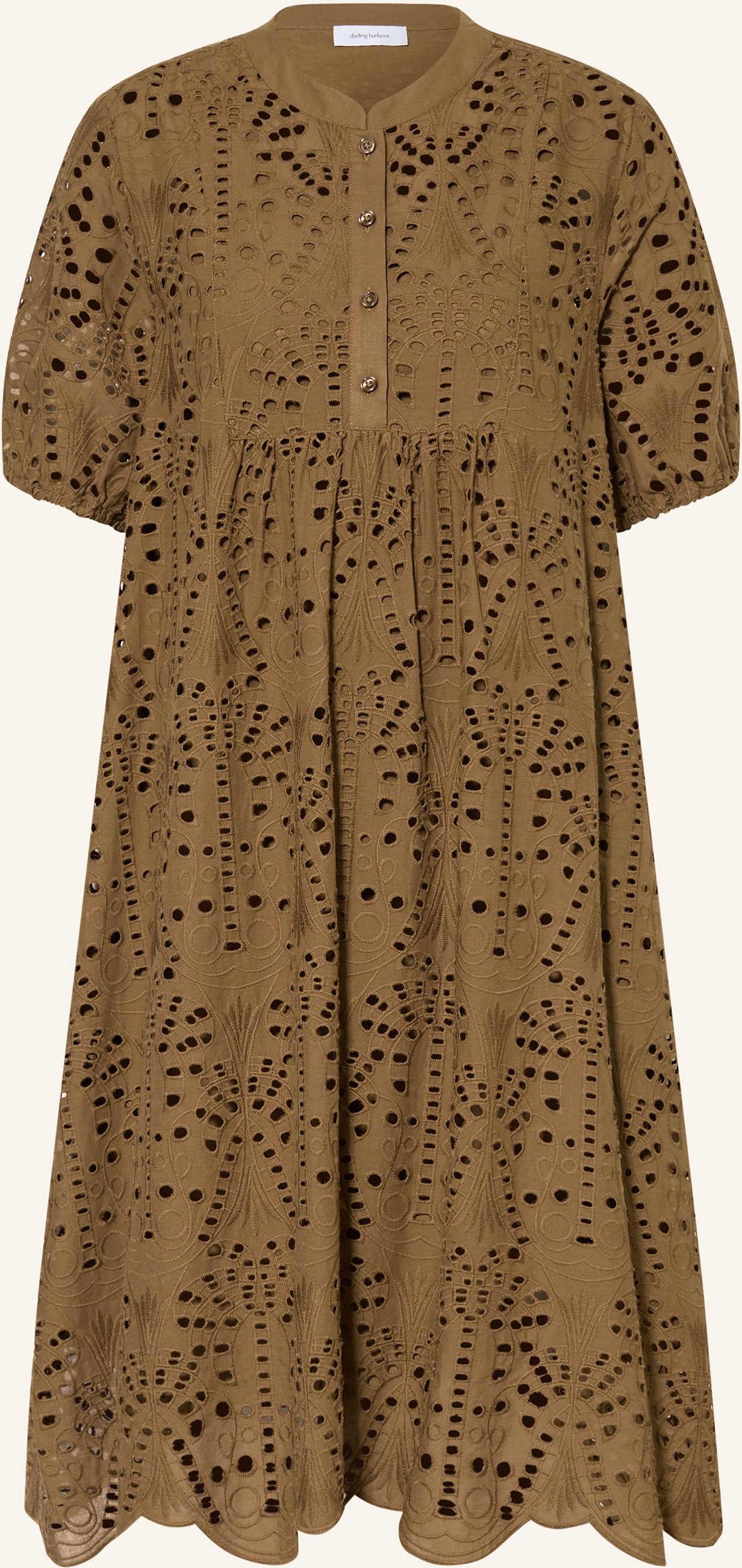 Darling Harbour Kleid Mit Lochspitze gruen