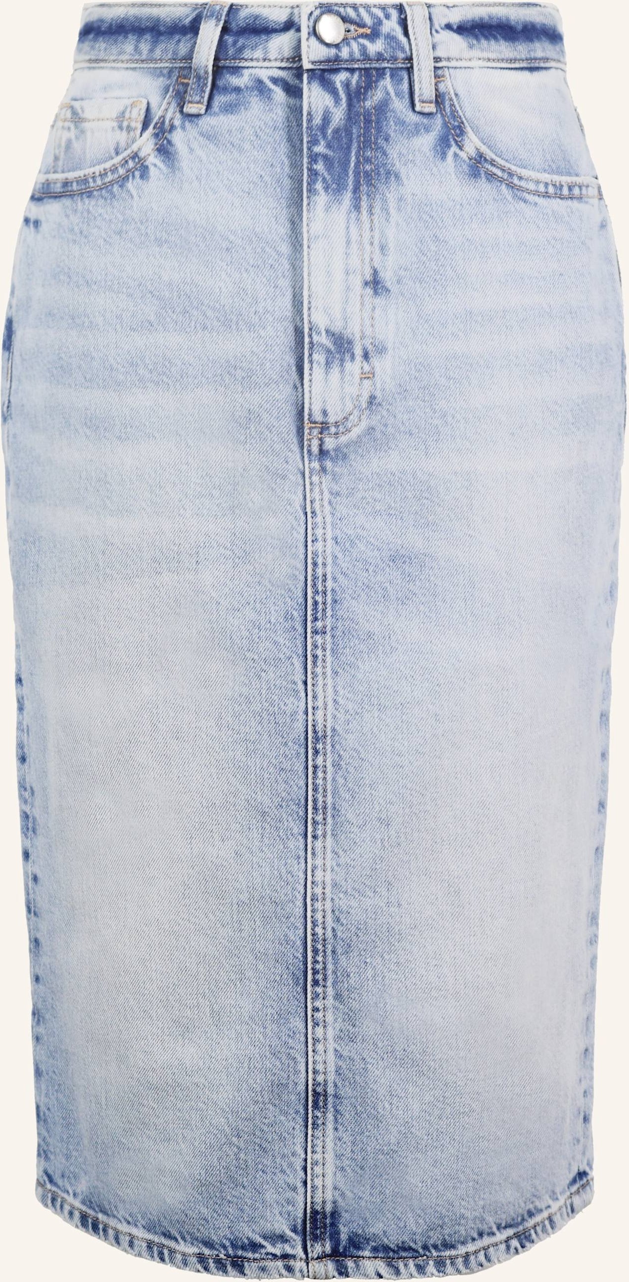 Icon Denim Skirt Ruby blau