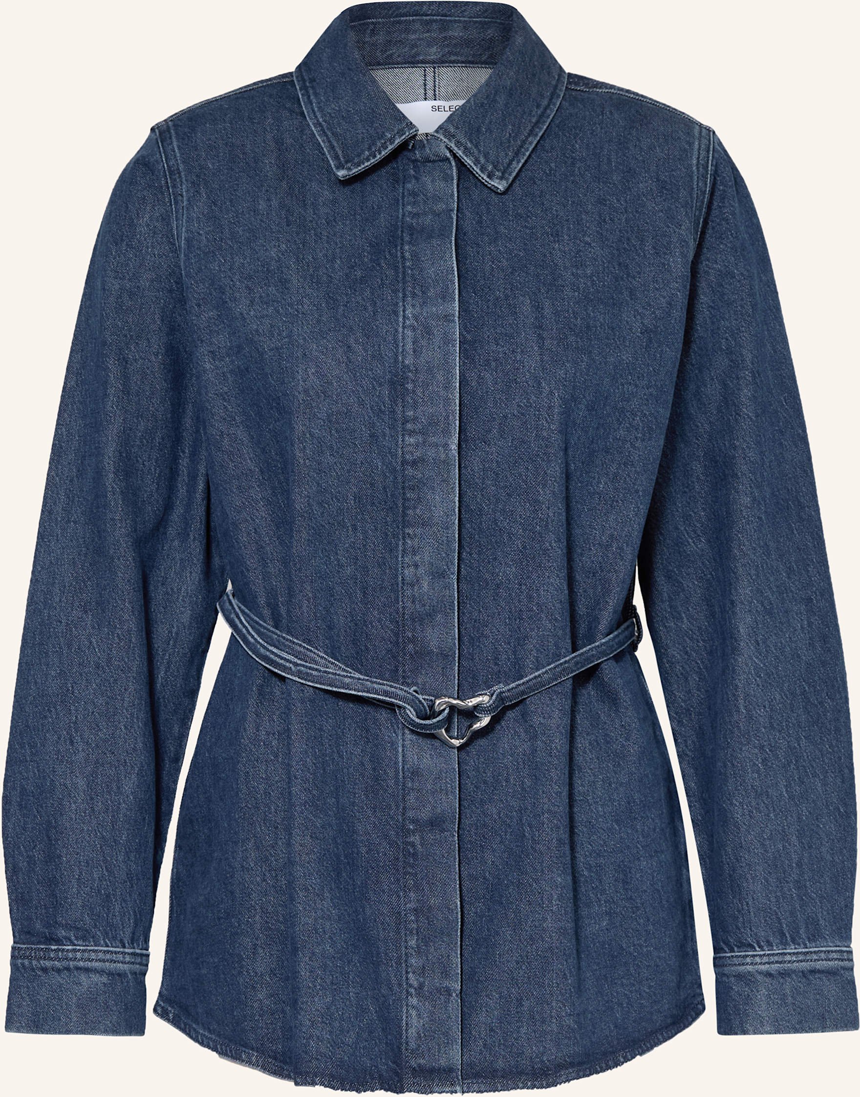 Selected Femme Jeansbluse blau