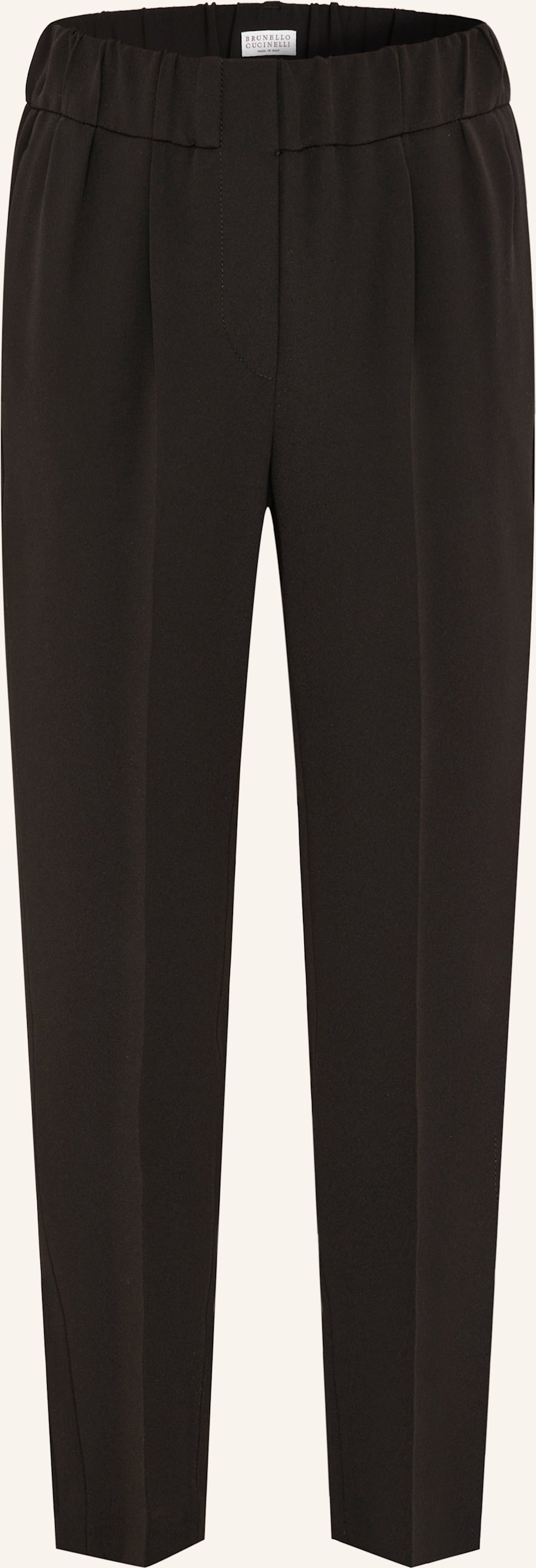 Thumbnail - Brunello Cucinelli 7/8-Hose Mit Seide schwarz