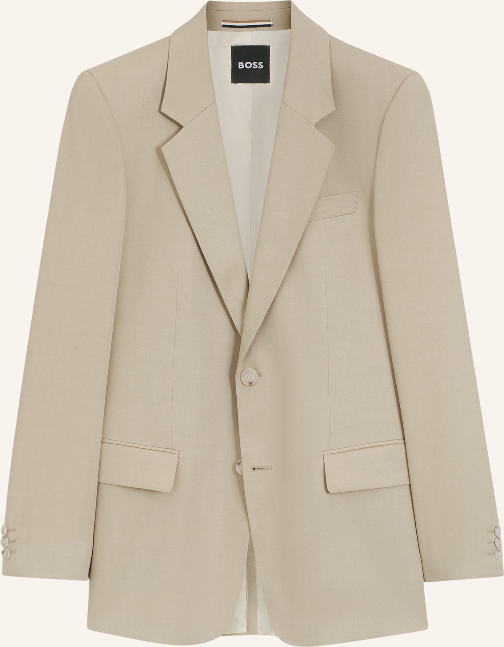 Boss Blazer C-Callum-262 Relaxed Fit beige