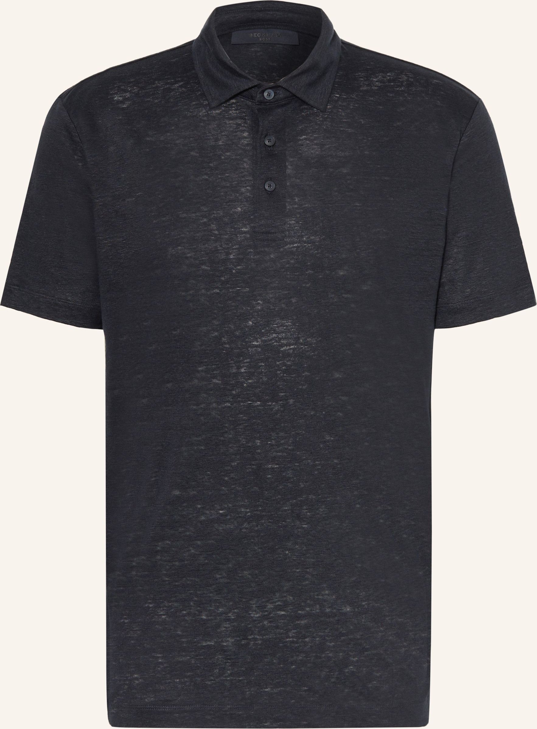 Boss Jersey-Poloshirt Parris Aus Leinen blau