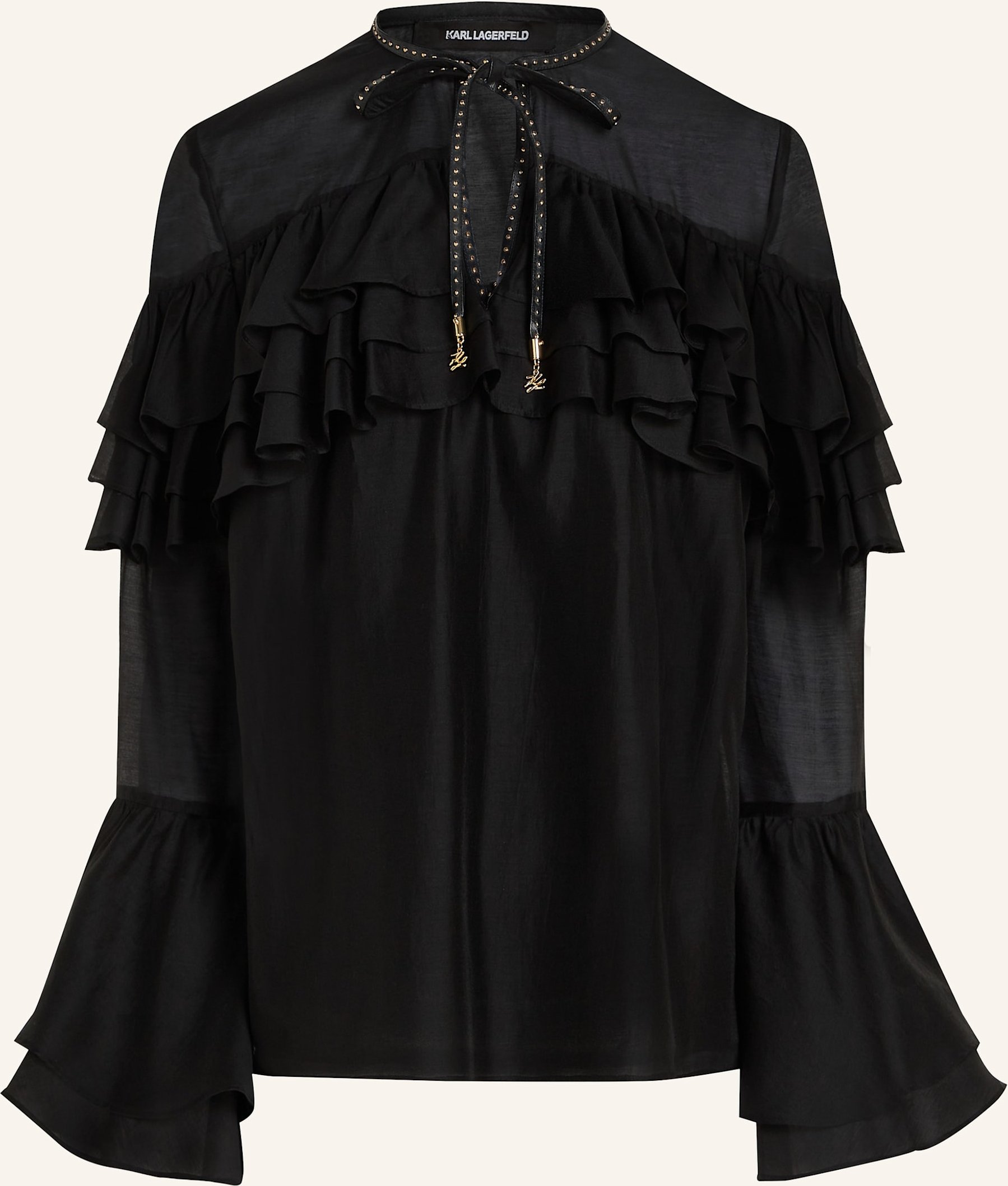 Karl Lagerfeld Bluse schwarz