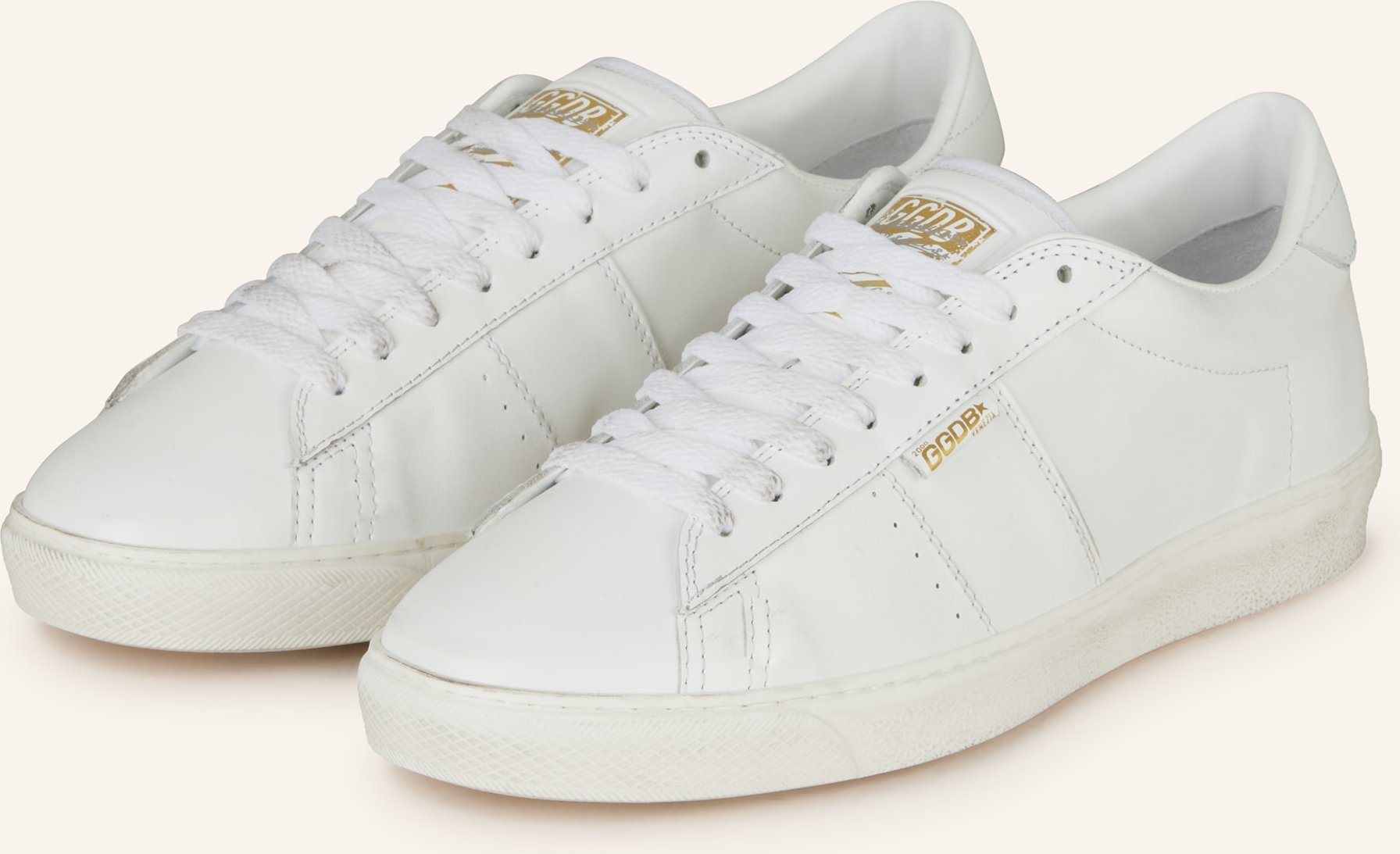Golden Goose Sneaker Match Star weiss