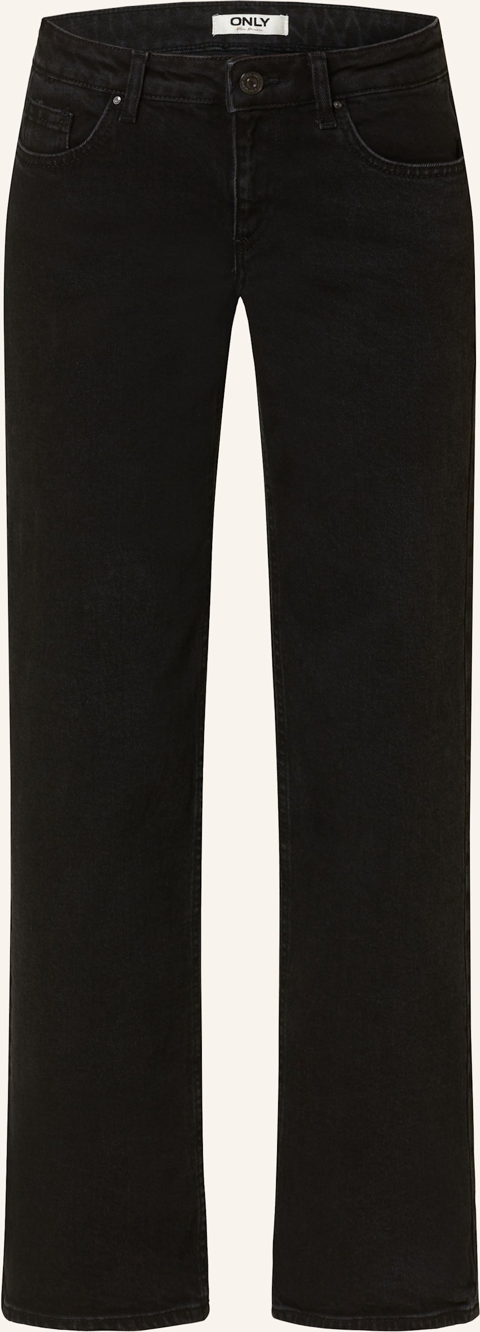 Only Straight Jeans schwarz