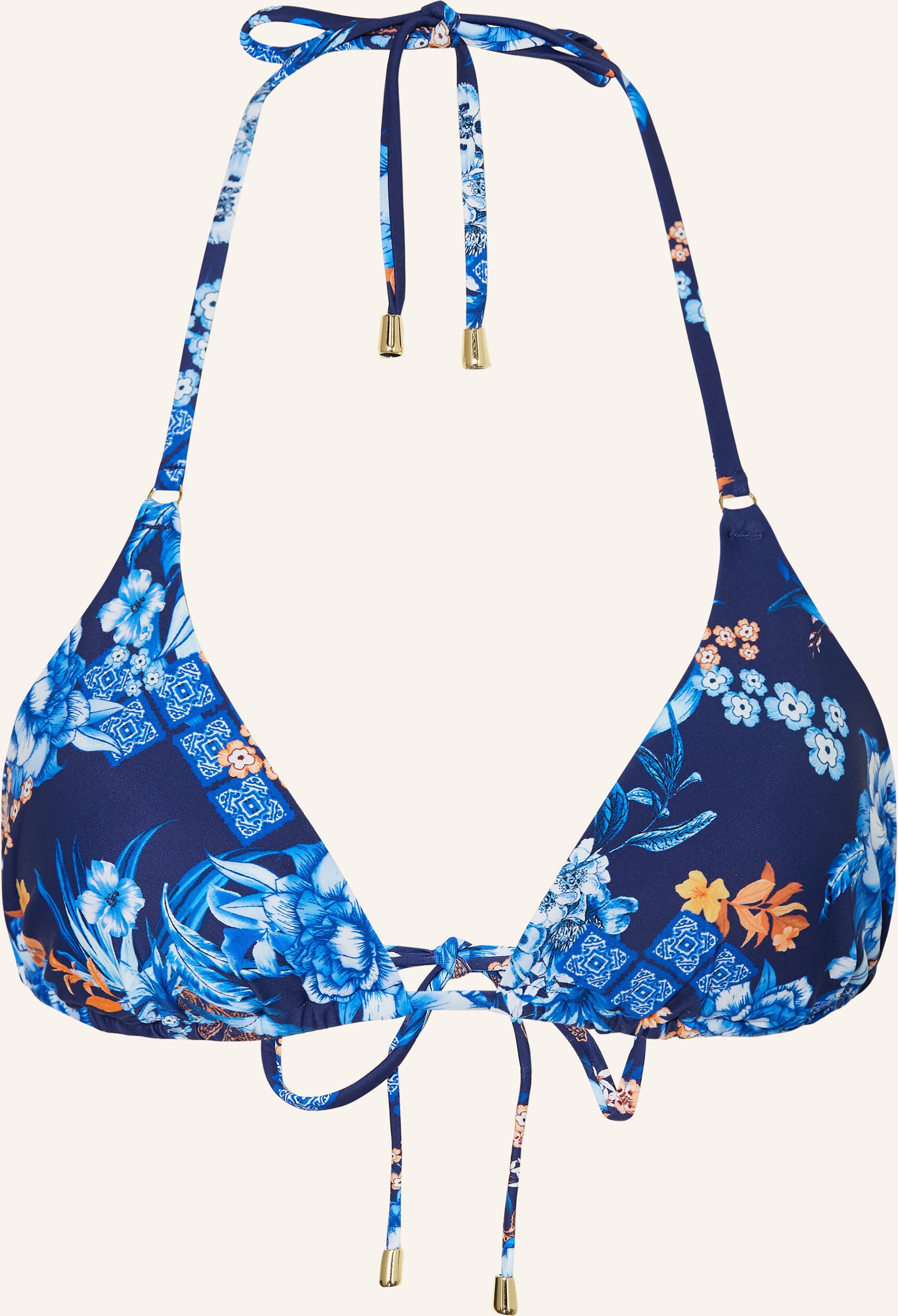 Darling Harbour Triangel-Bikini-Top blau