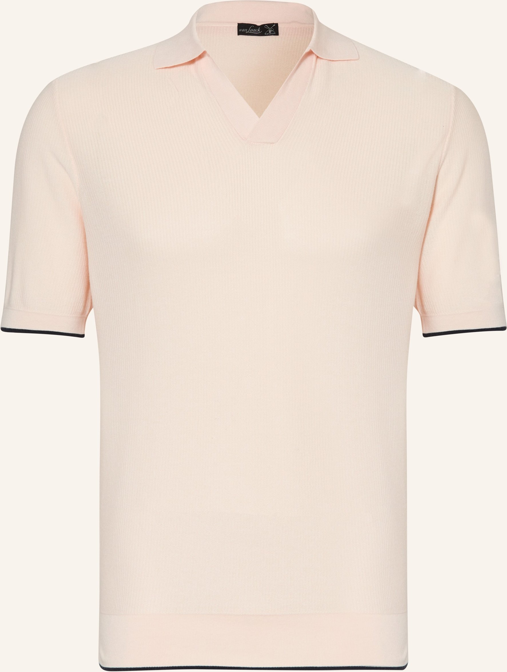 Van Laack Strick-Poloshirt Vl-Silus-f1 weiss