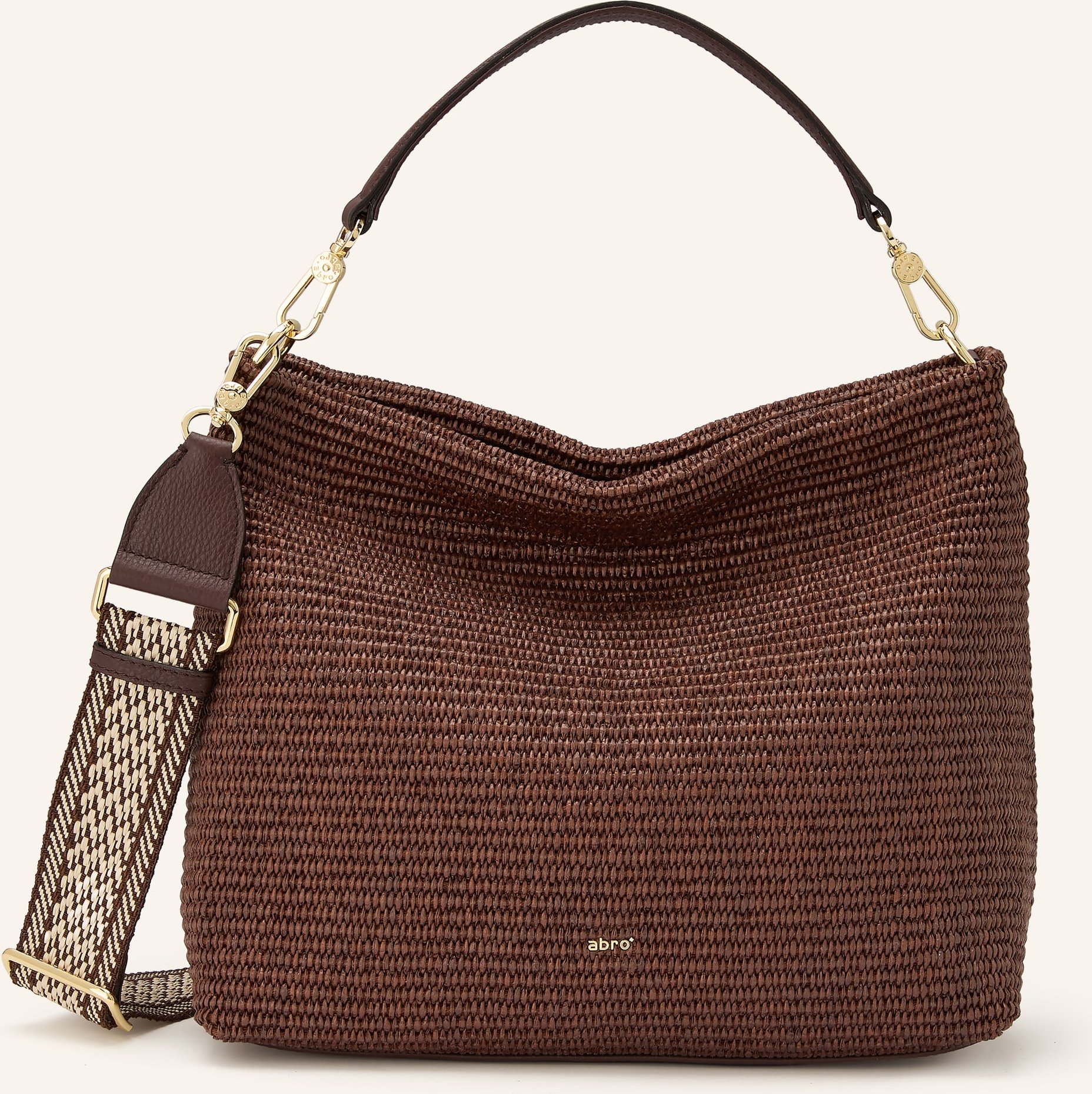 Abro Beuteltasche Kaia braun