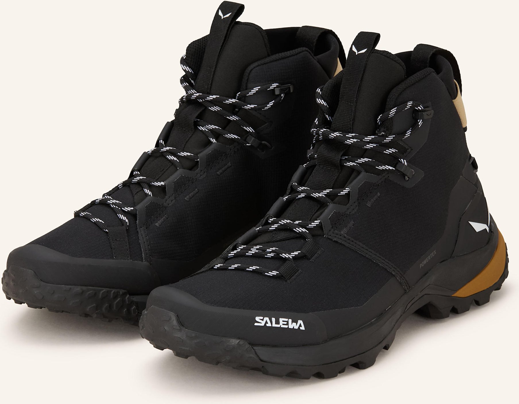 Salewa Wanderschuhe Puez 2 Mid Ptx schwarz