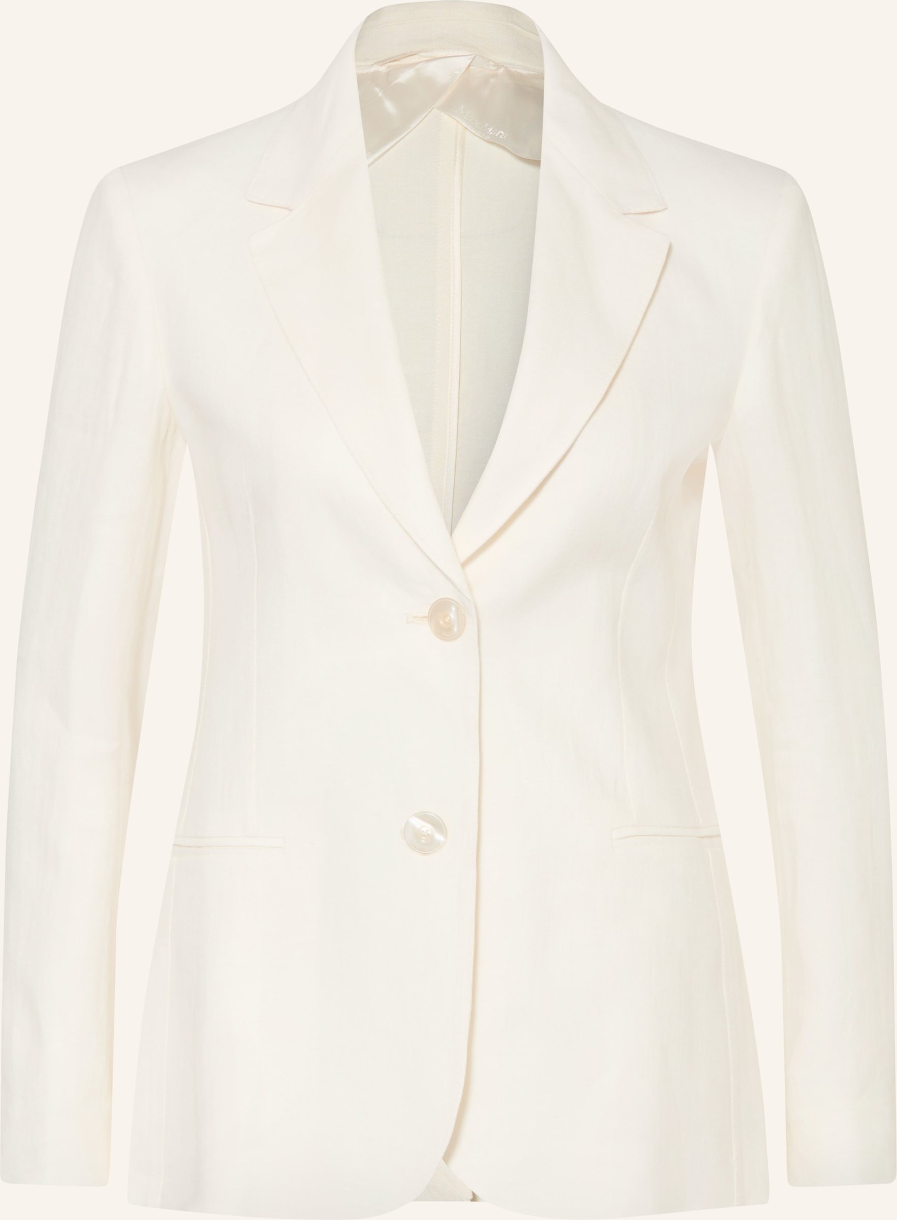 Max Mara Studio Leinenblazer Mstbello weiss