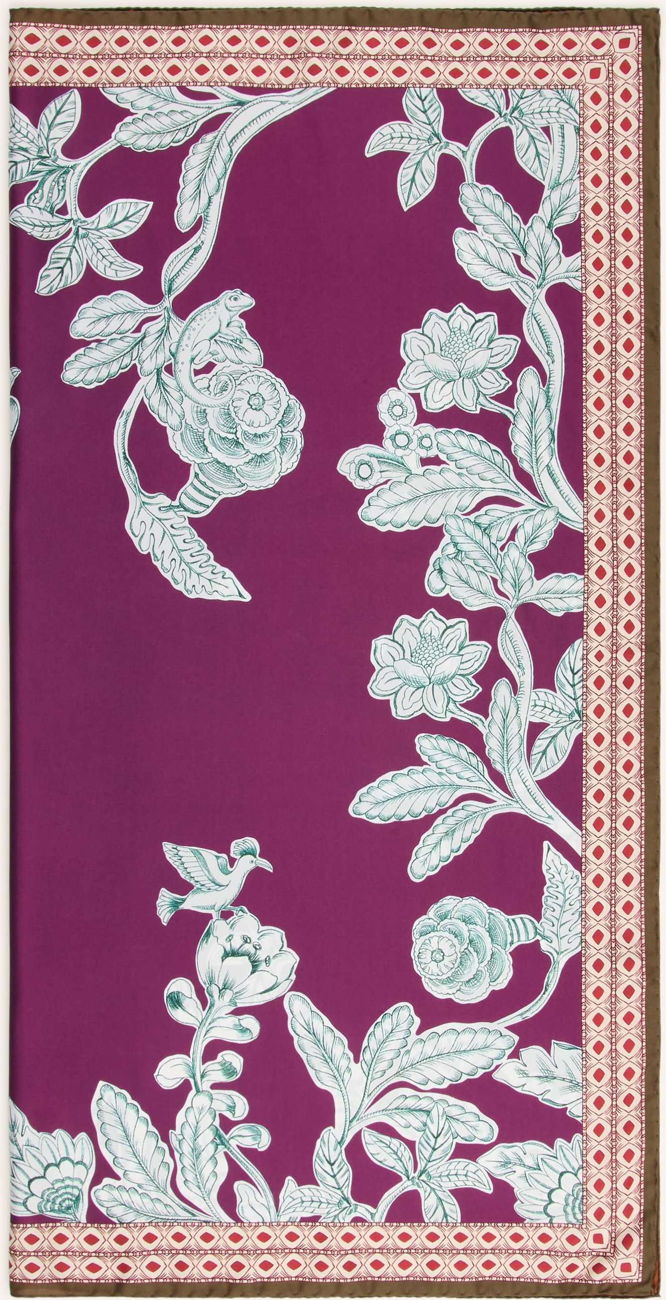 Barbieri Seidentuch blau