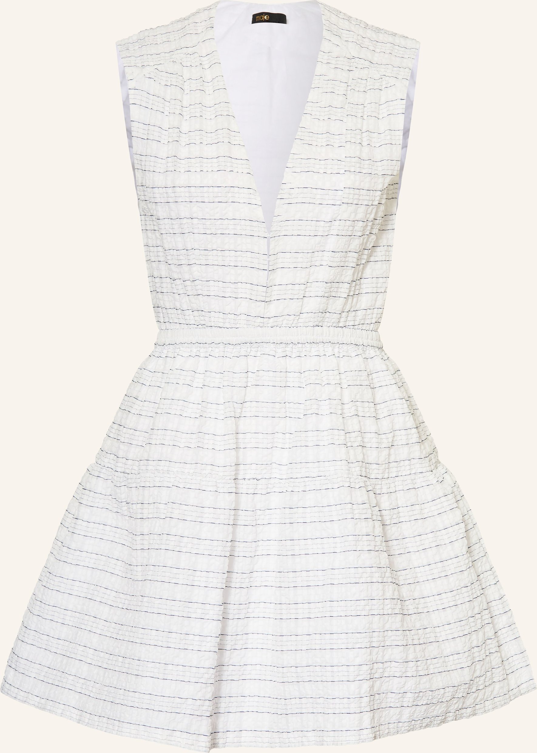 Maje Kleid Mit Cut-Out weiss