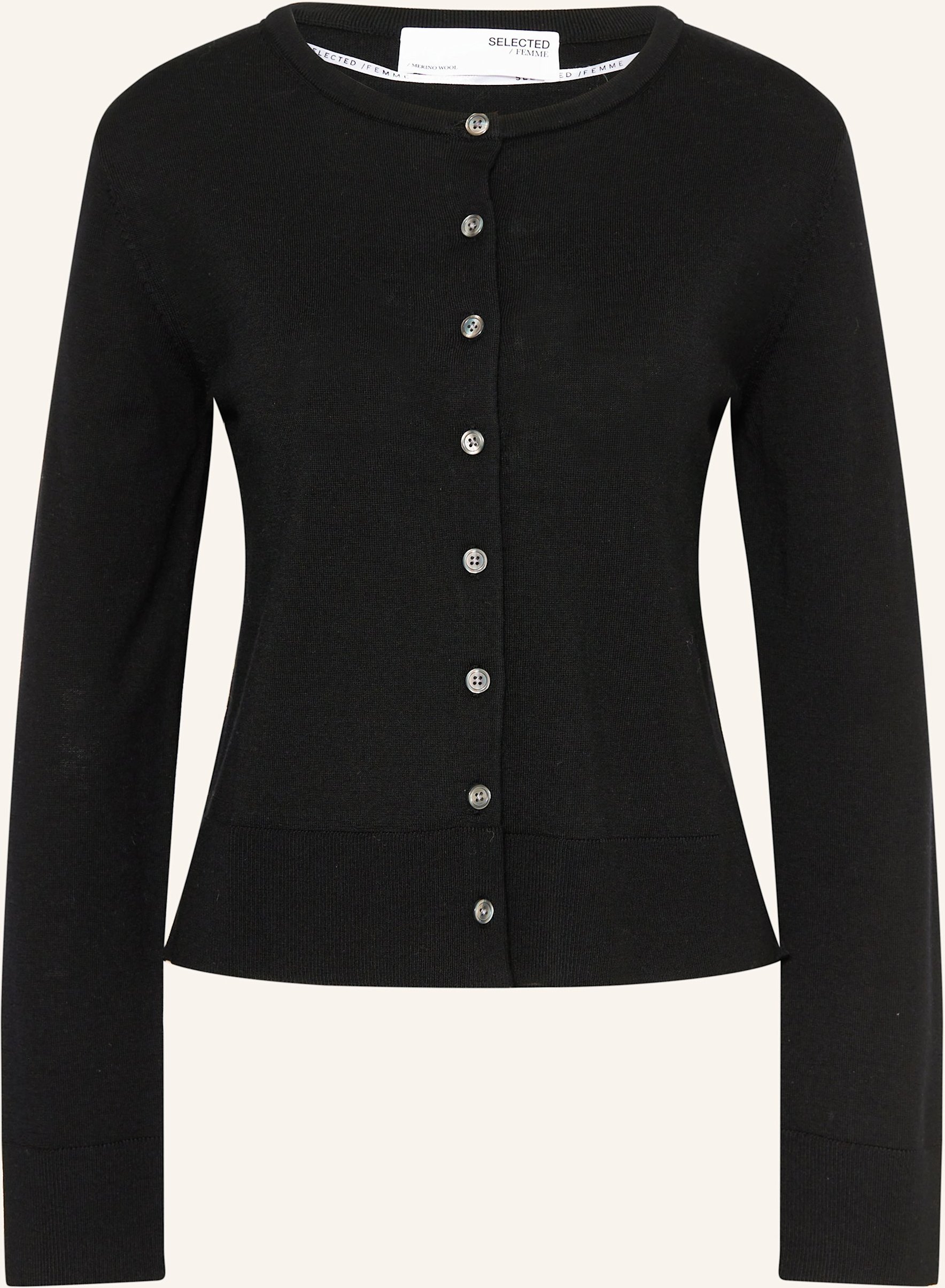 Thumbnail - Selected Femme Strickjacke schwarz