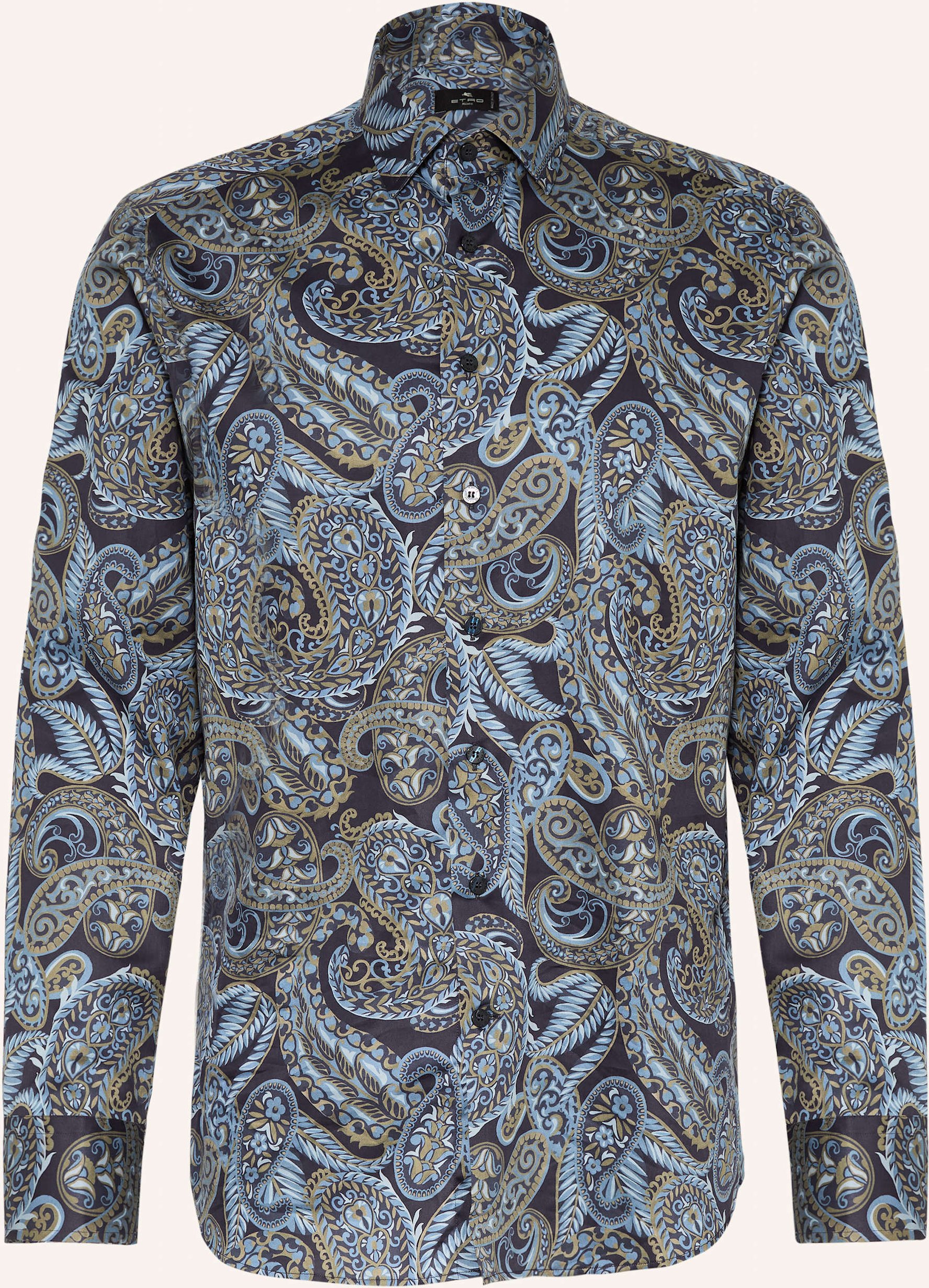 Etro Hemd Regular Fit blau