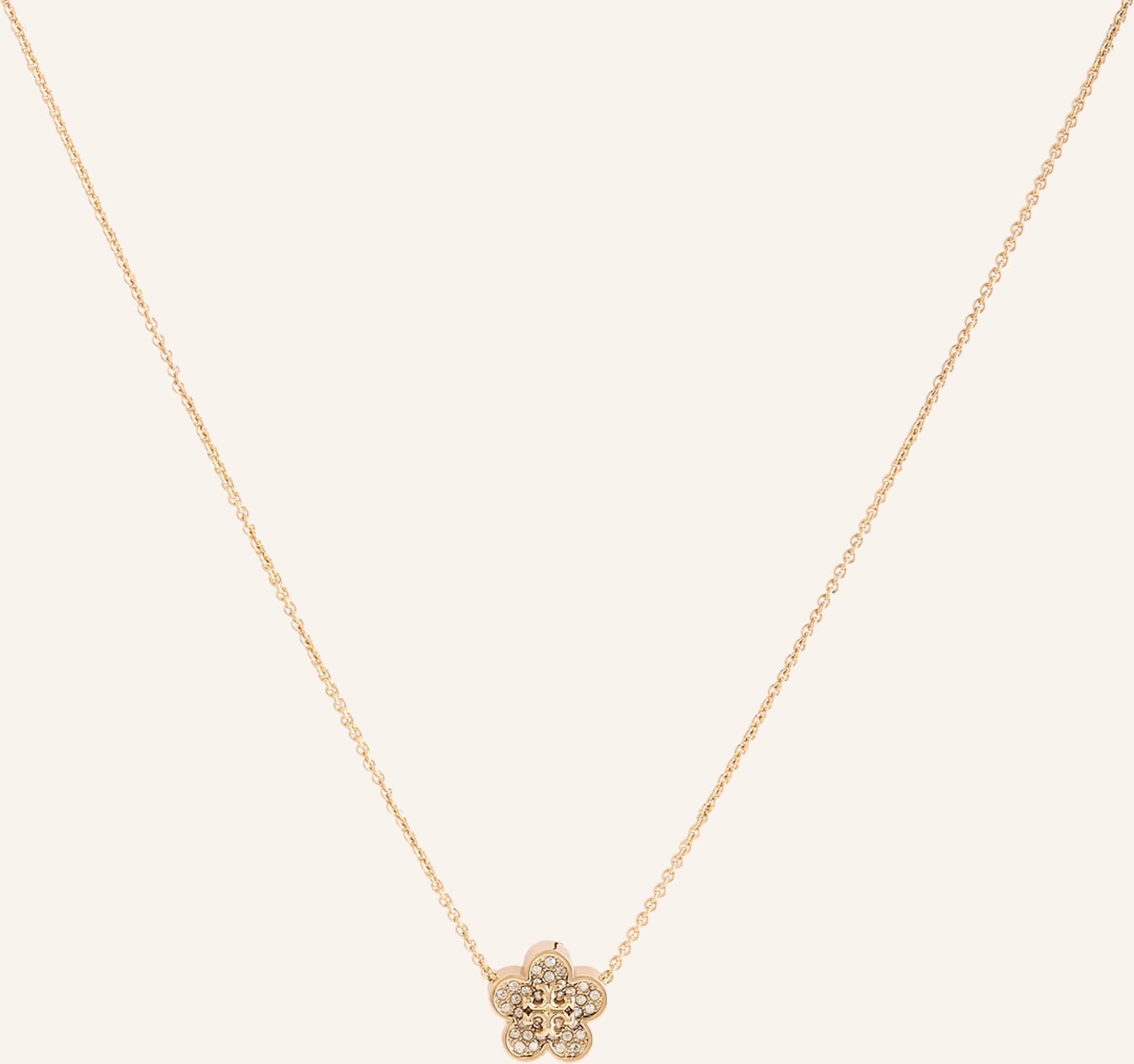 Tory Burch Halskette Forget Me Not gold