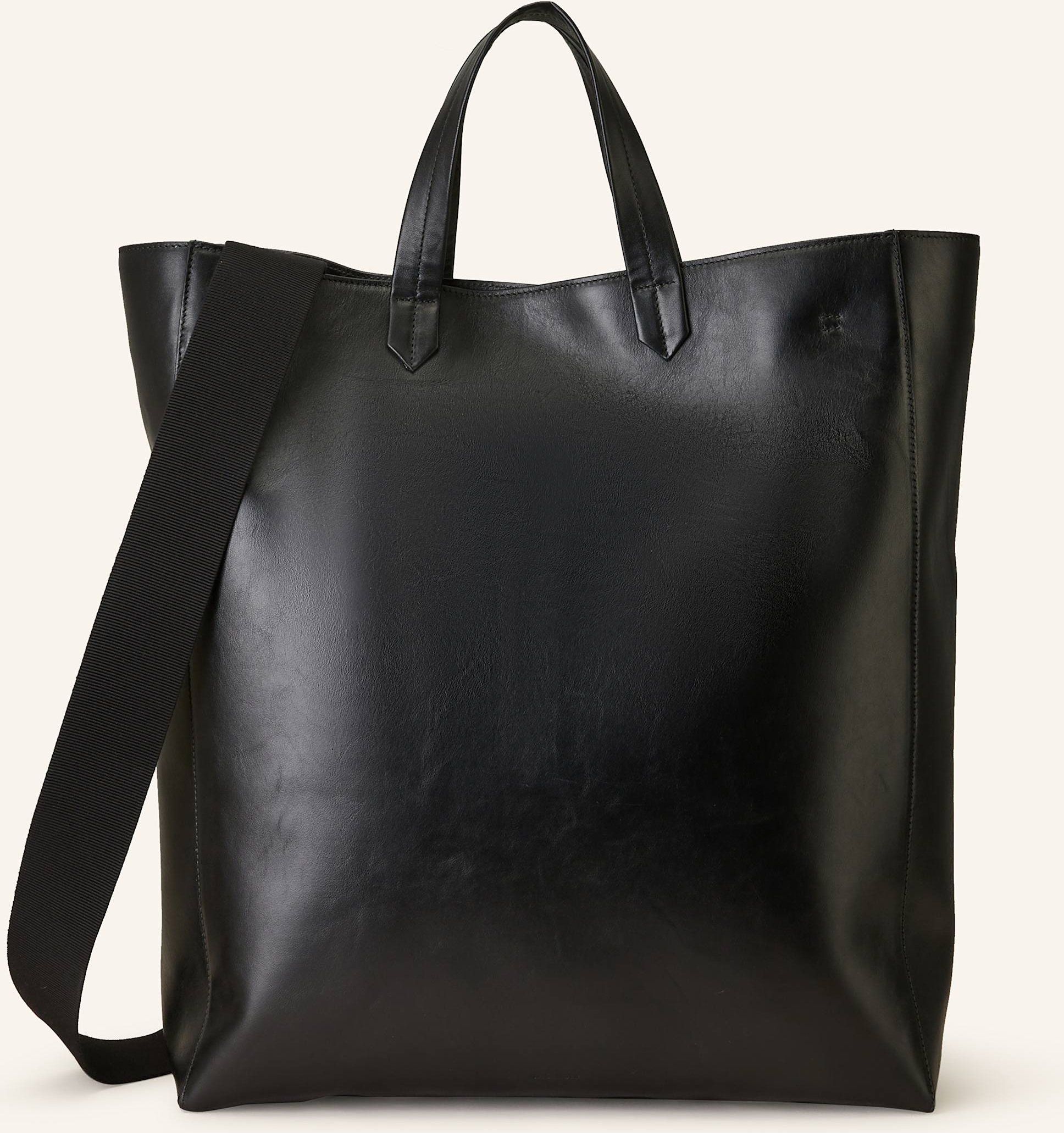 Jil Sander Shopper schwarz