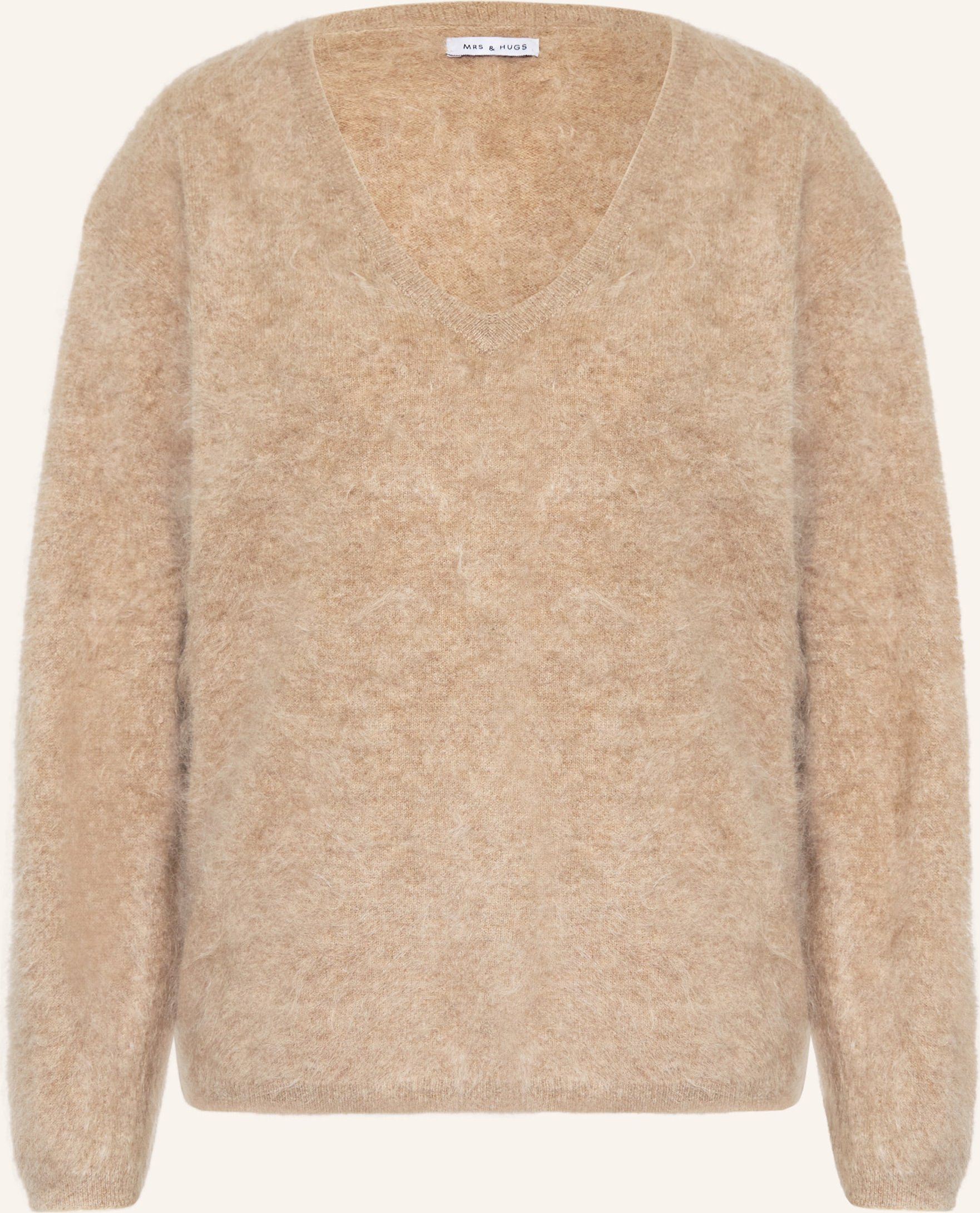 Mrs & Hugs Cashmere-Pullover beige