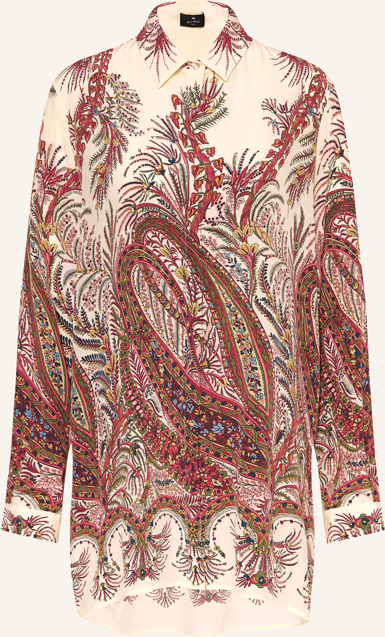 Thumbnail - Etro Hemdbluse Aus Seide rot