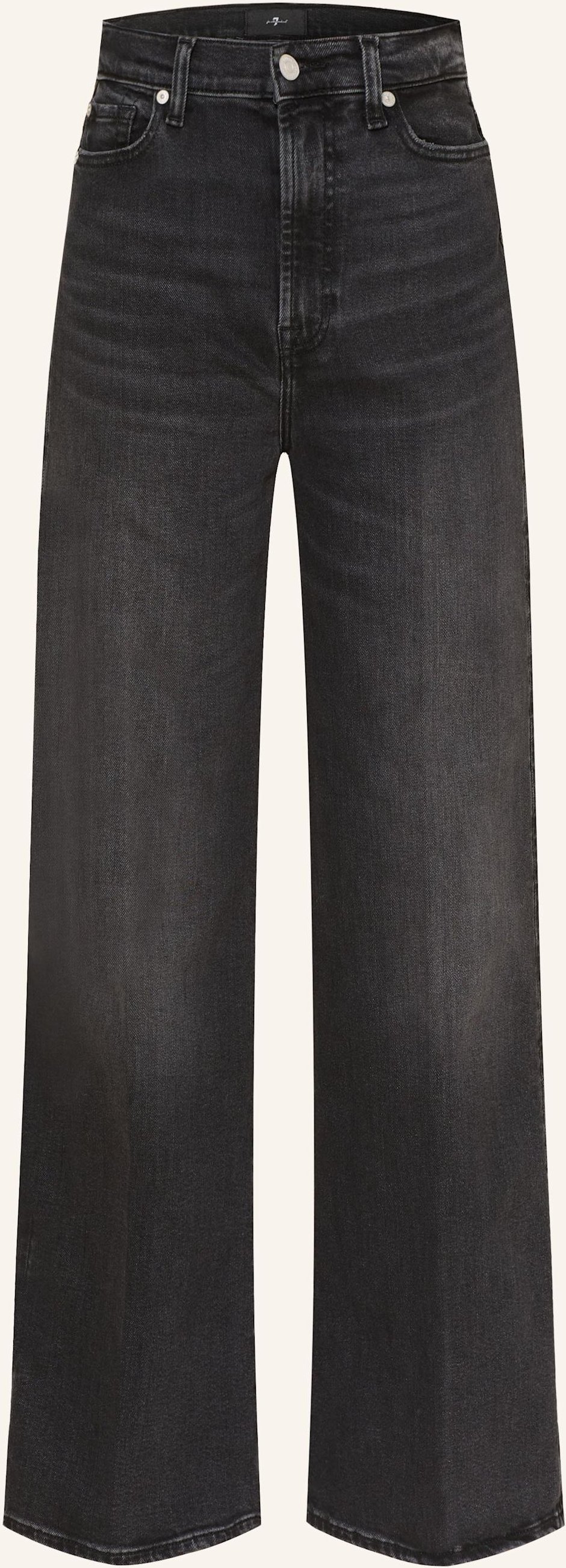 Thumbnail - 7 For All Mankind Flared Jeans Ultra High Rise Jo schwarz