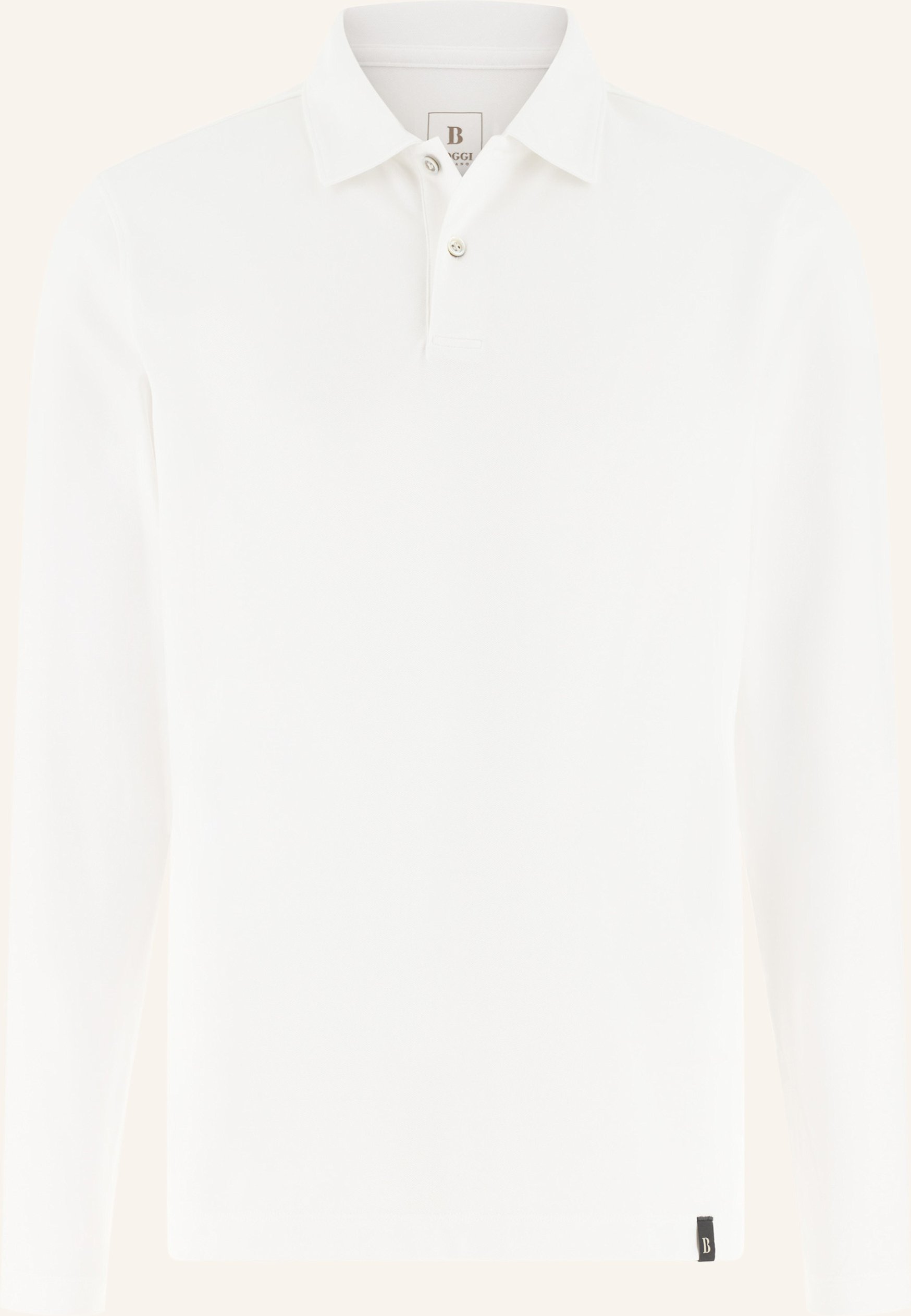 Boggi Milano Jersey-Poloshirt weiss