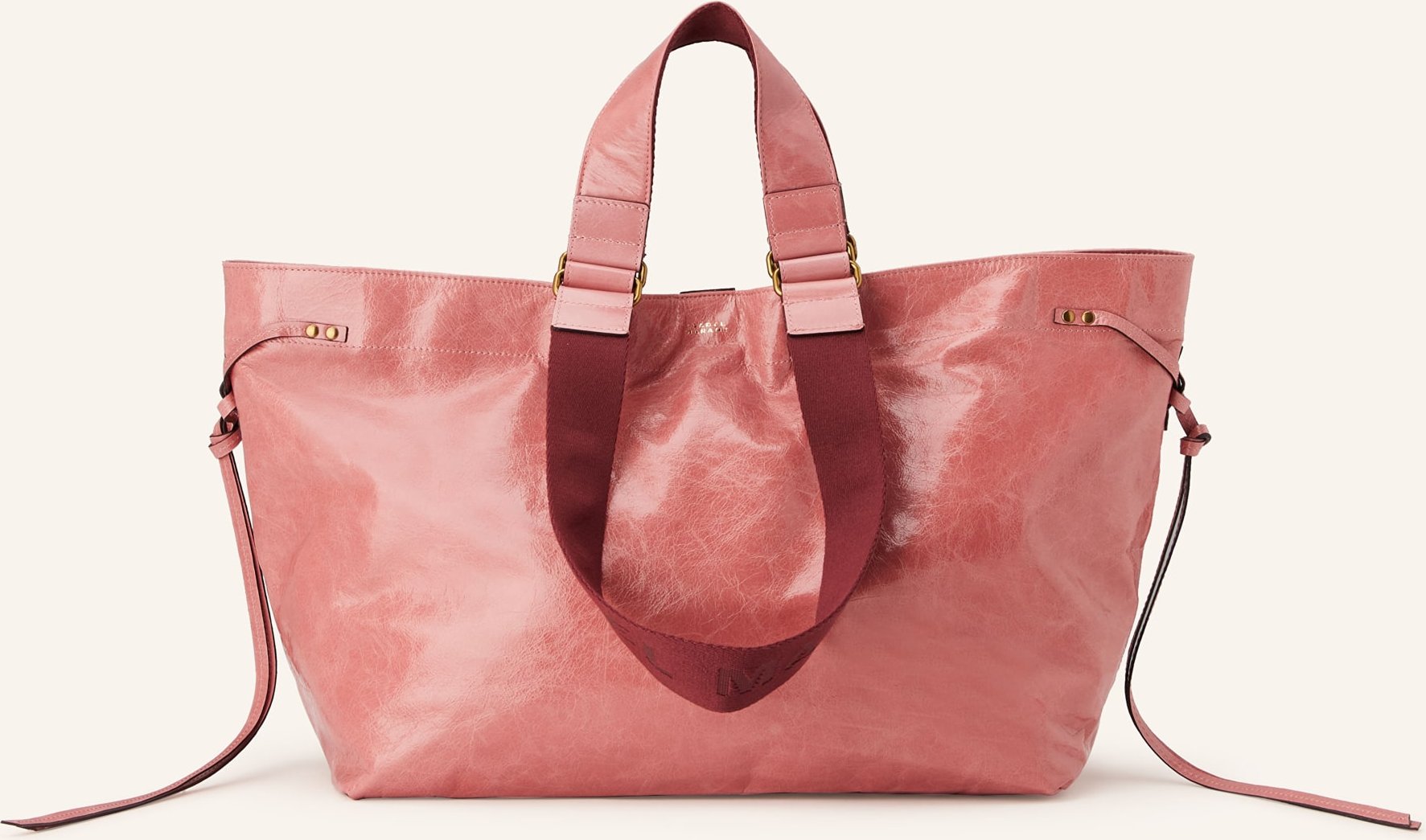 Isabel Marant Shopper Wardy rosa