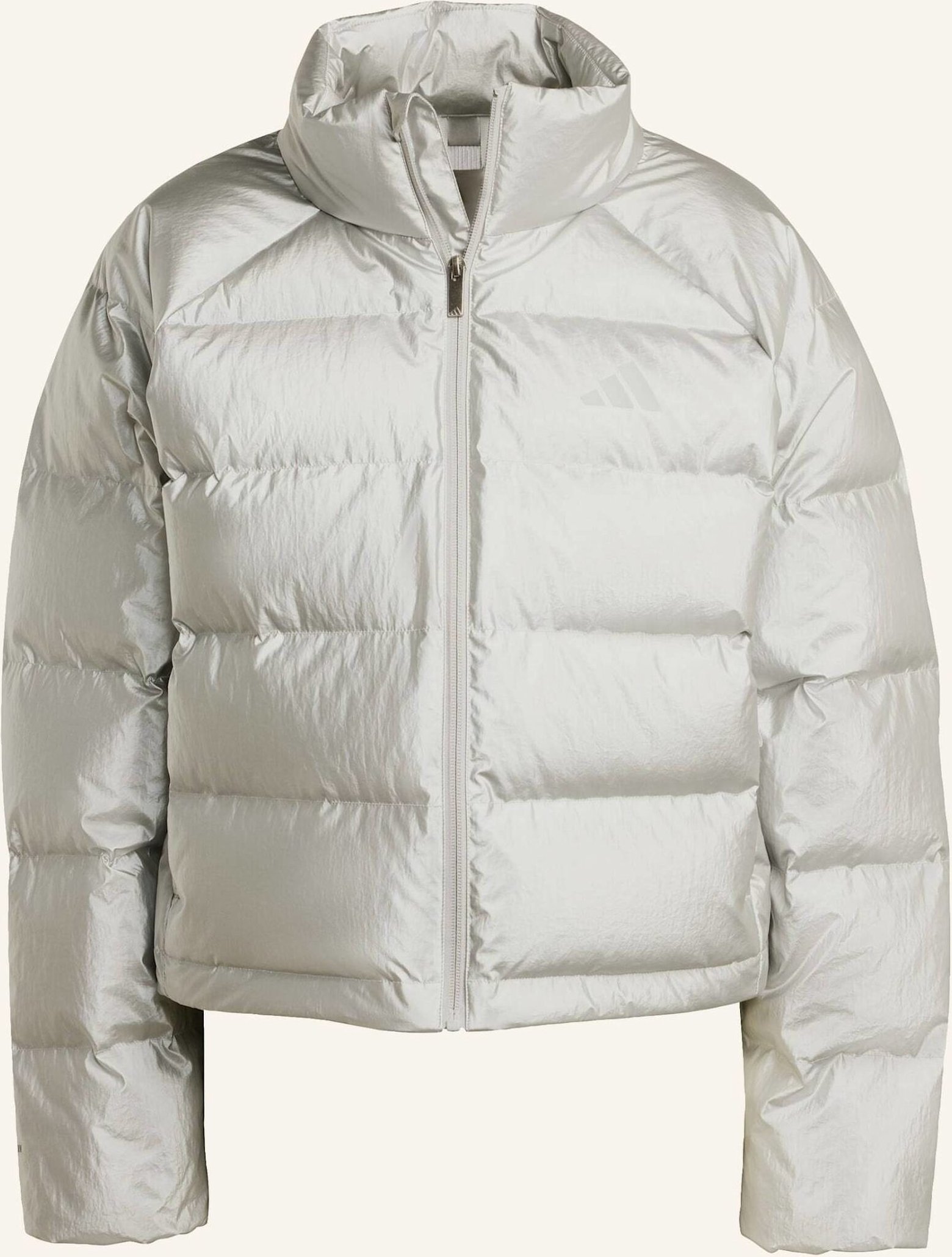 Thumbnail - Adidas Helionic Holiday Climawarm Daunenjacke silber