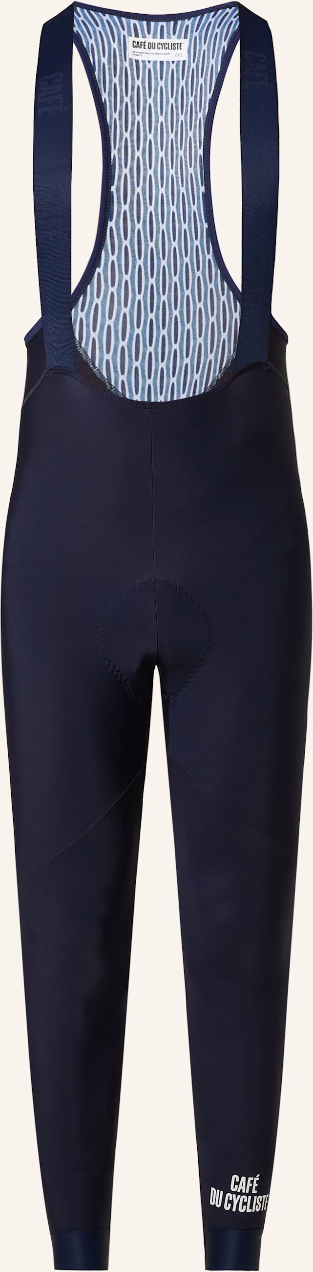 Café Du Cycliste Radhose Marie Mit Trägern Und Gepolstertem Einsatz blau