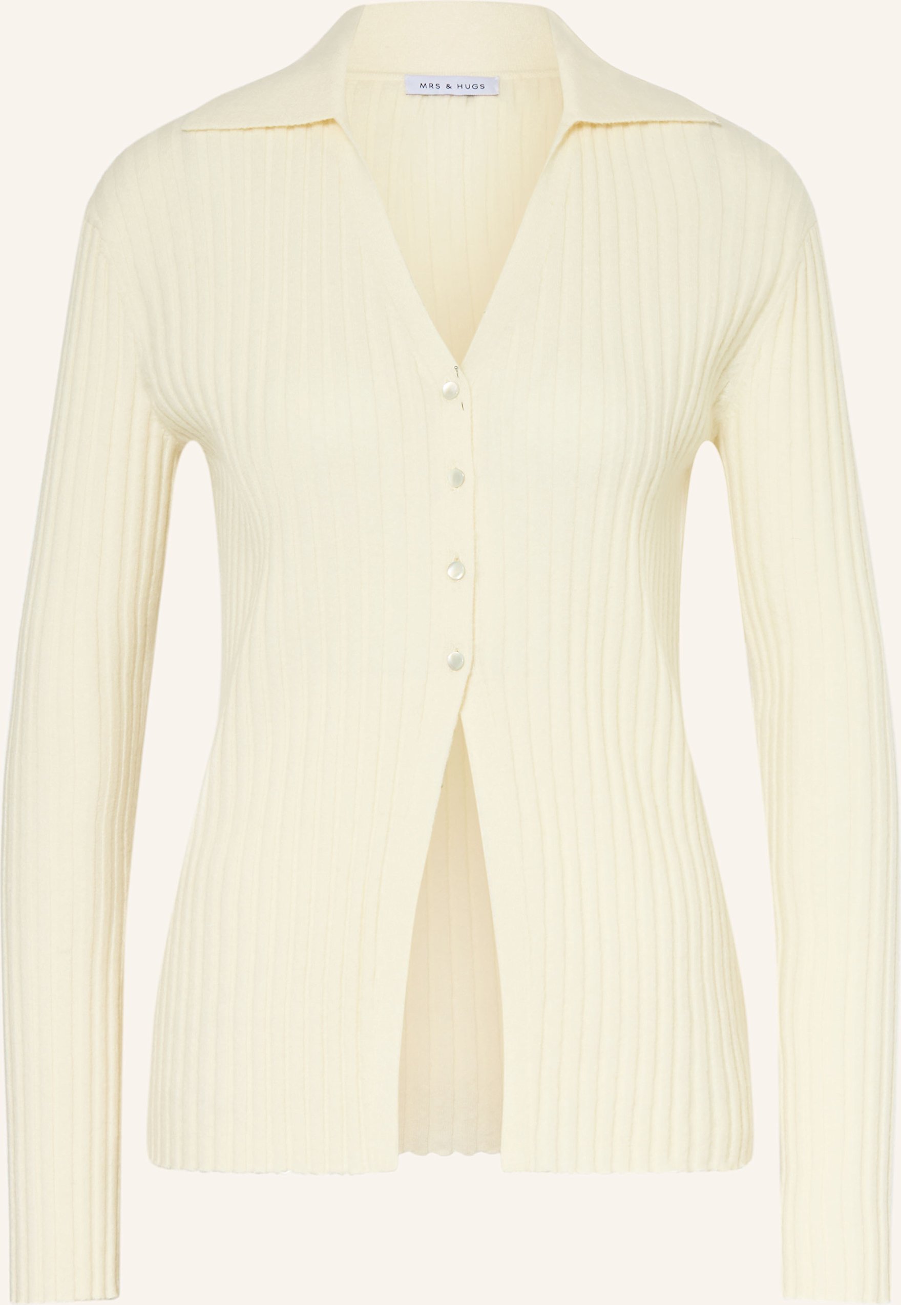 Mrs & Hugs Strickjacke weiss