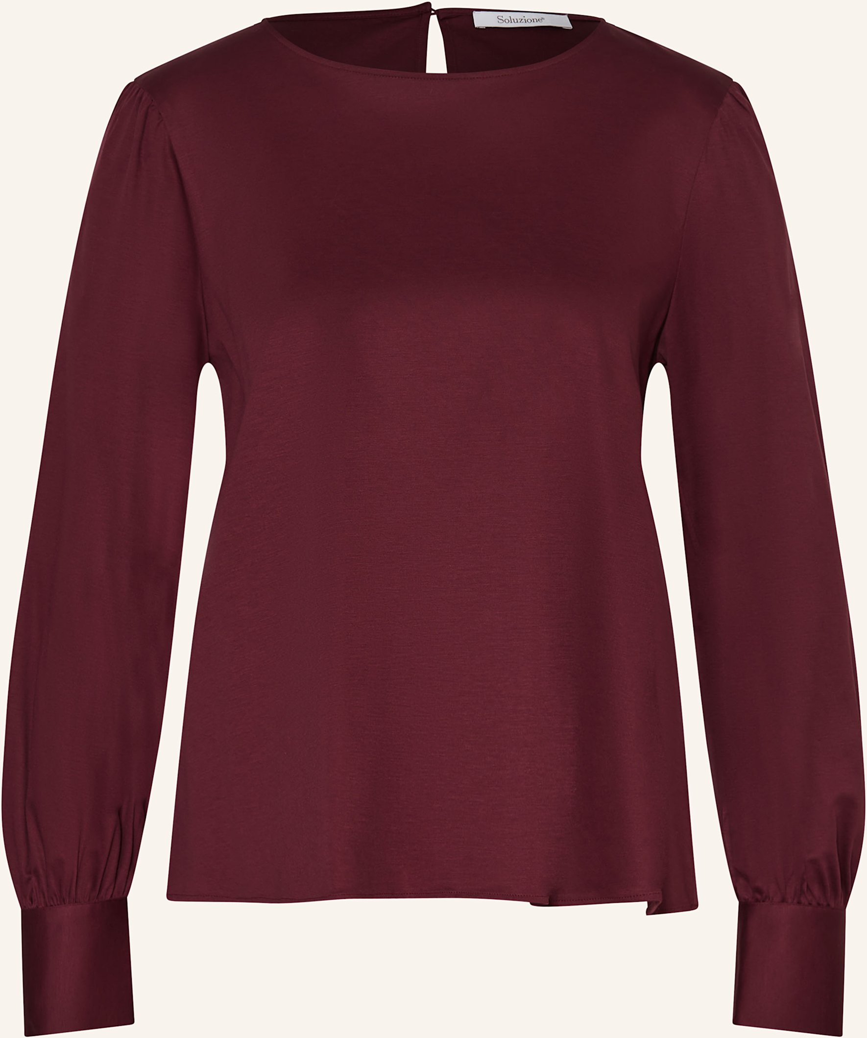 Soluzione Bluse Mit Volants rot