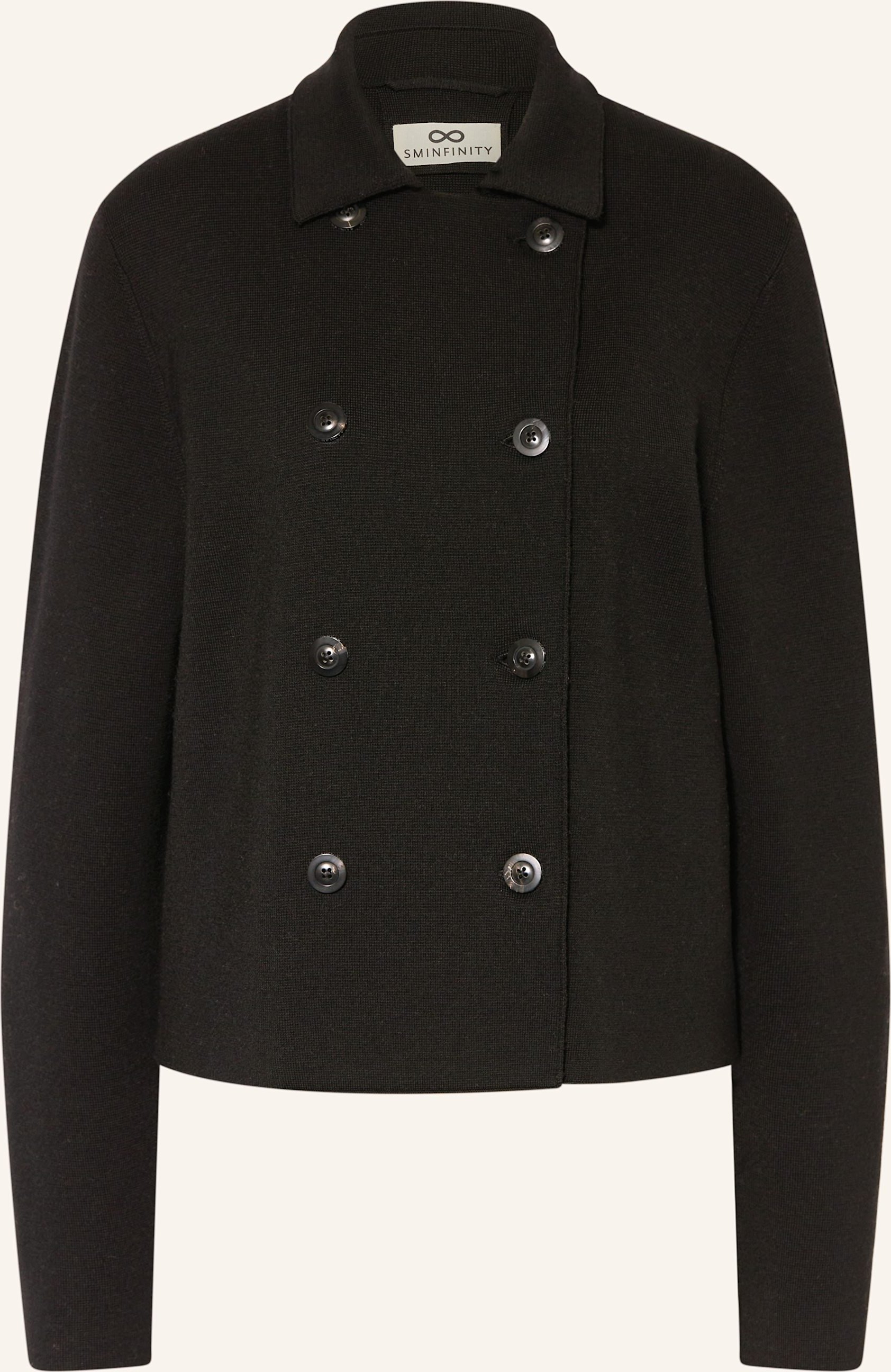 Sminfinity Strickjacke schwarz