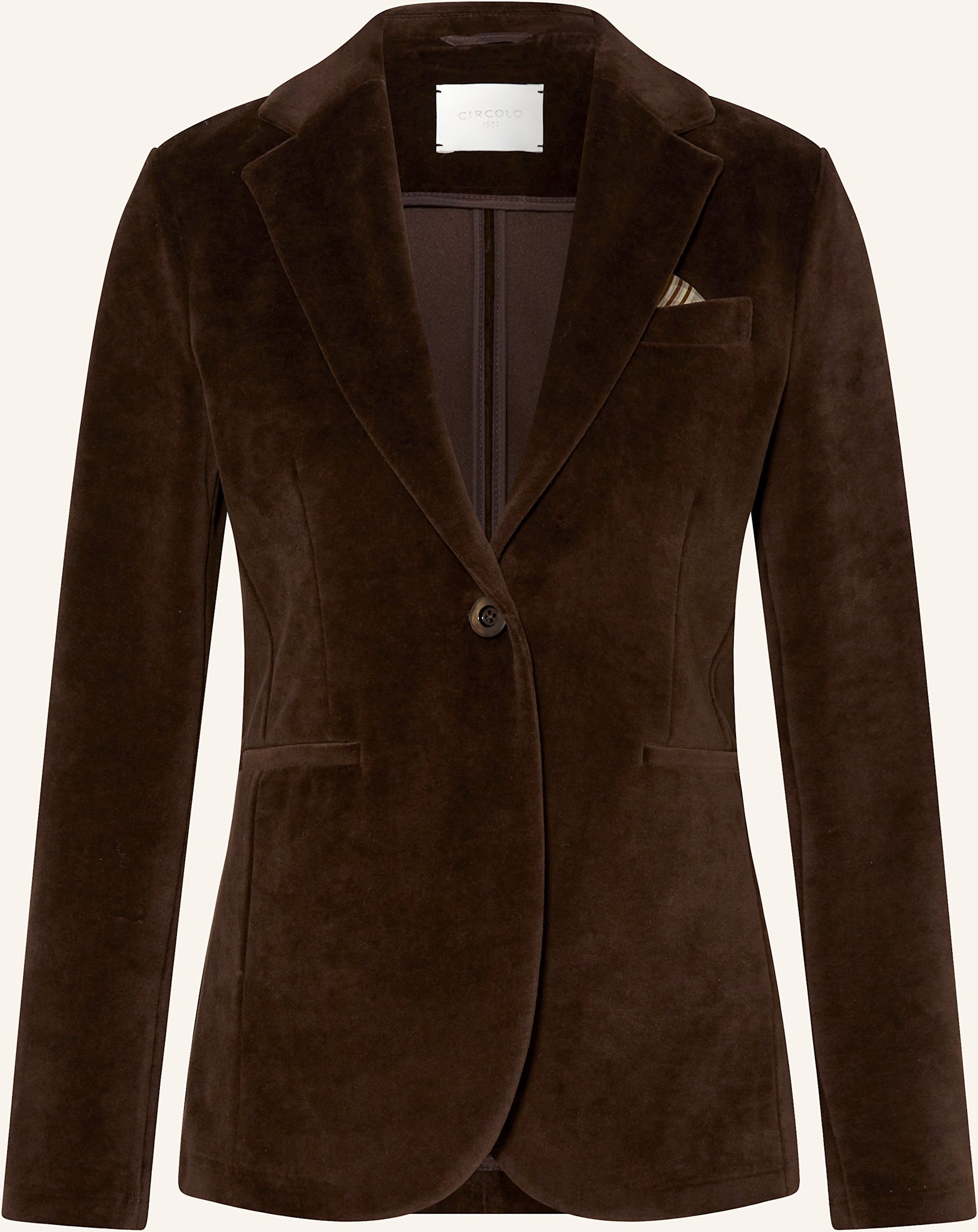 Circolo 1901 Samtblazer braun