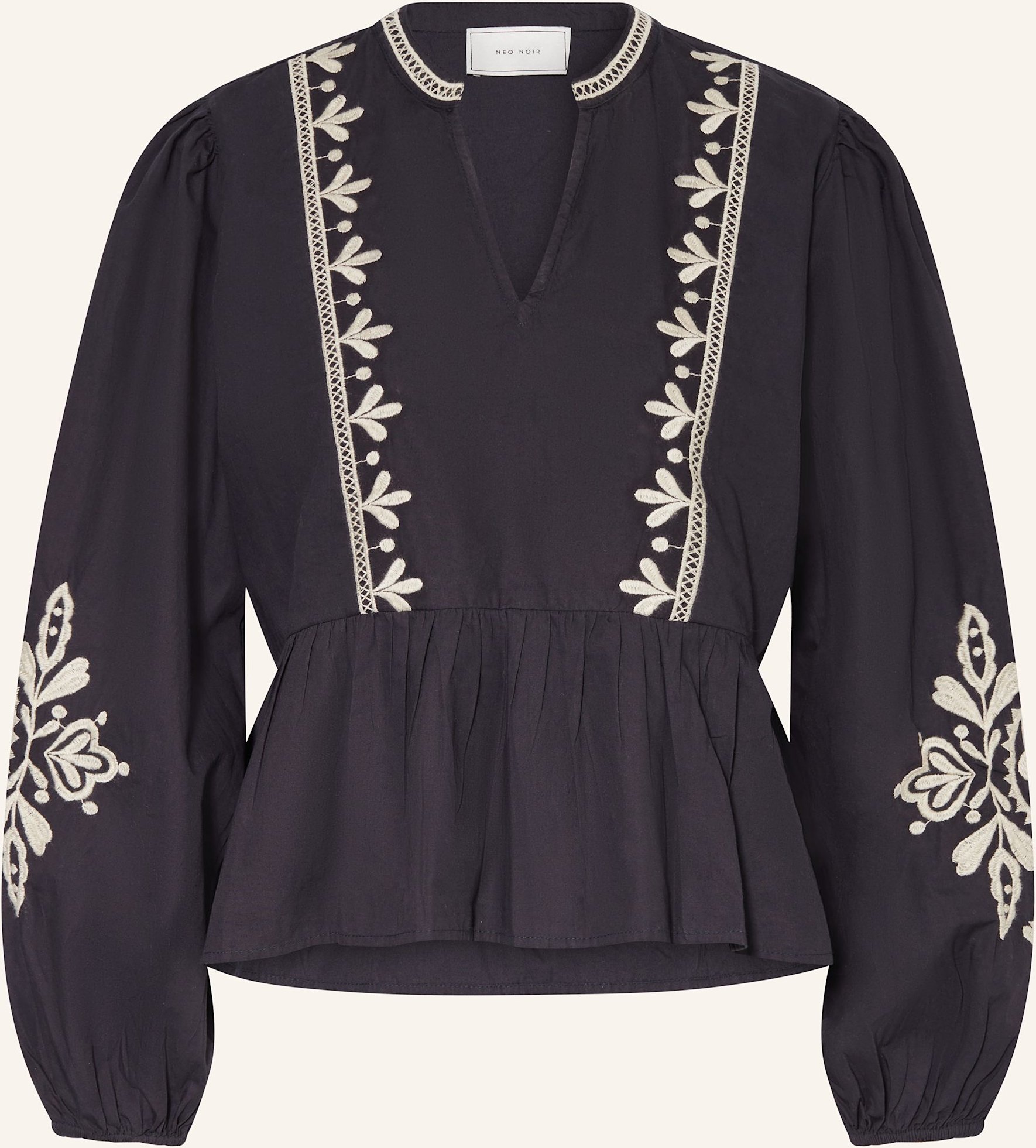 Neo Noir Blusenshirt Ginia blau