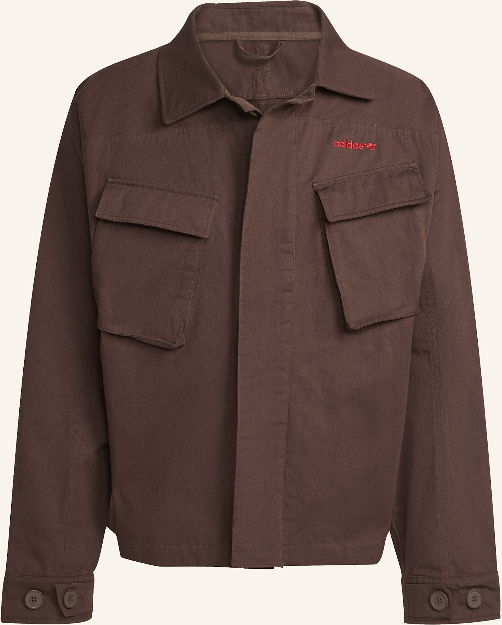 Adidas Originals Regulär Geschnittene Jacke braun