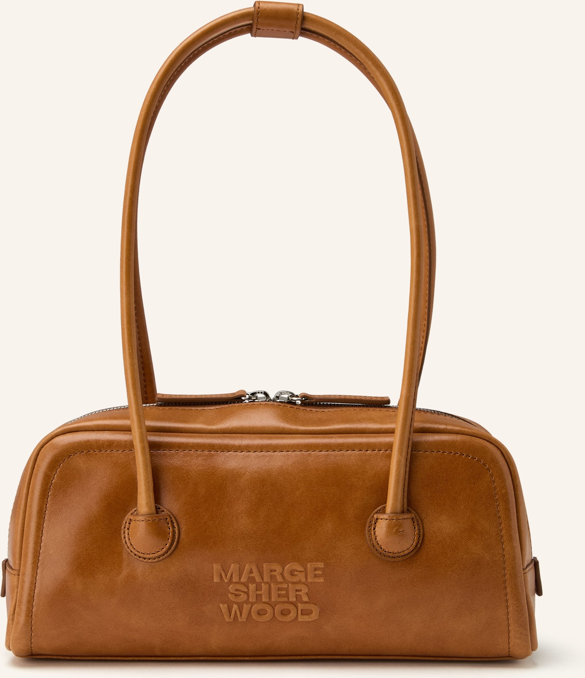Marge Sherwood Schultertasche Soft Boston braun