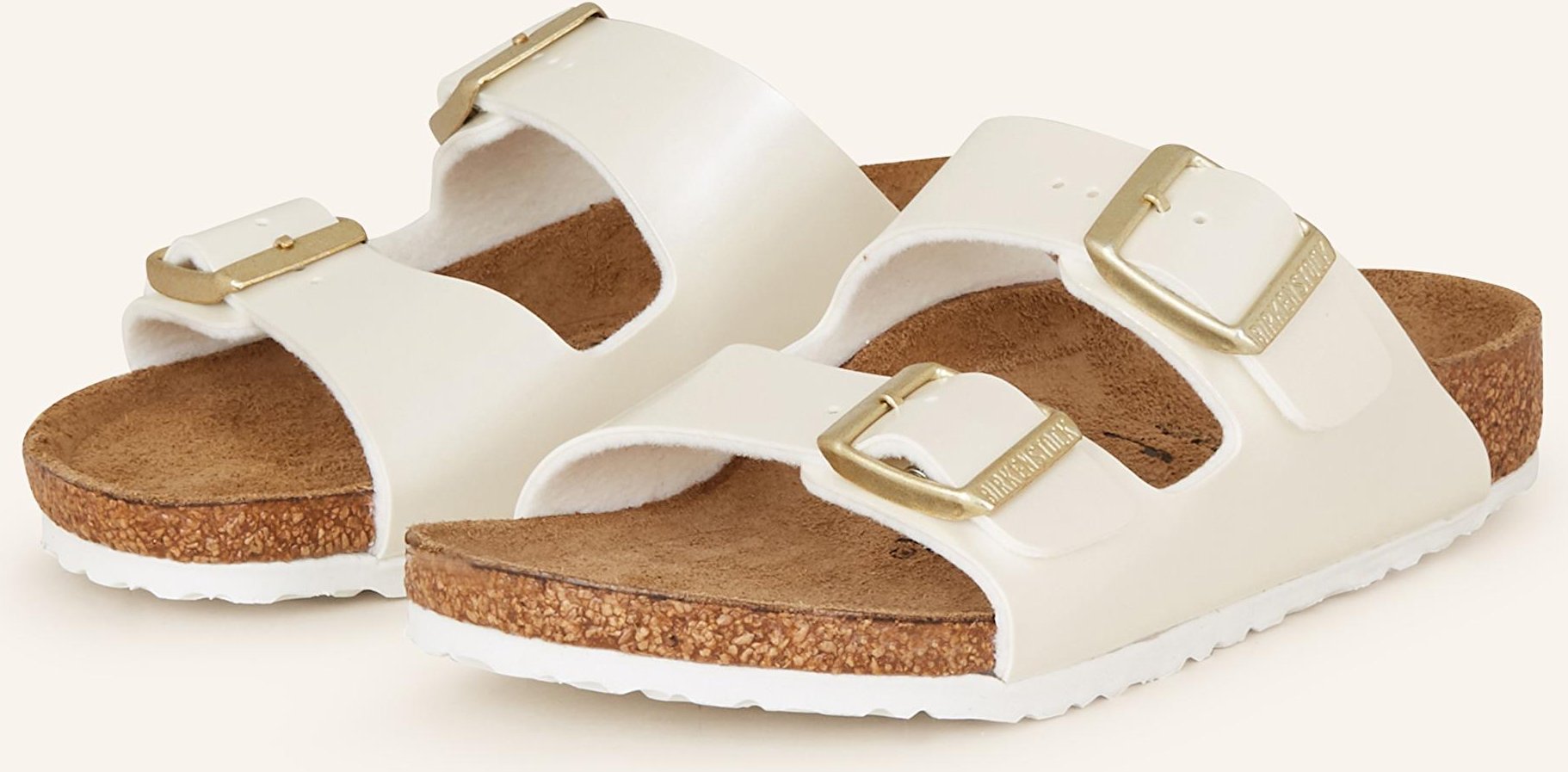 Birkenstock Pantoletten Arizona weiss