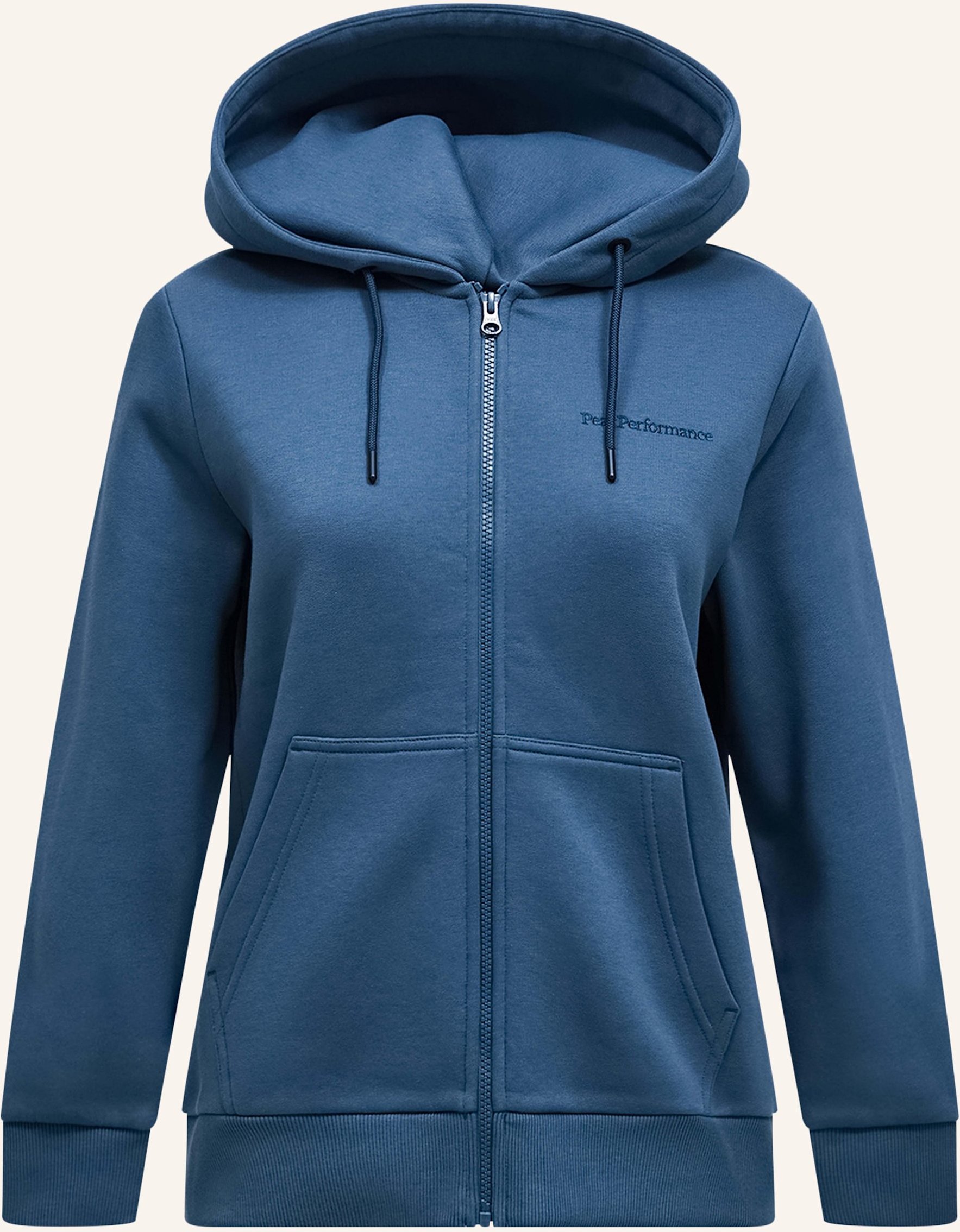 Peak Performance Kapuzensweatshirtjacke blau