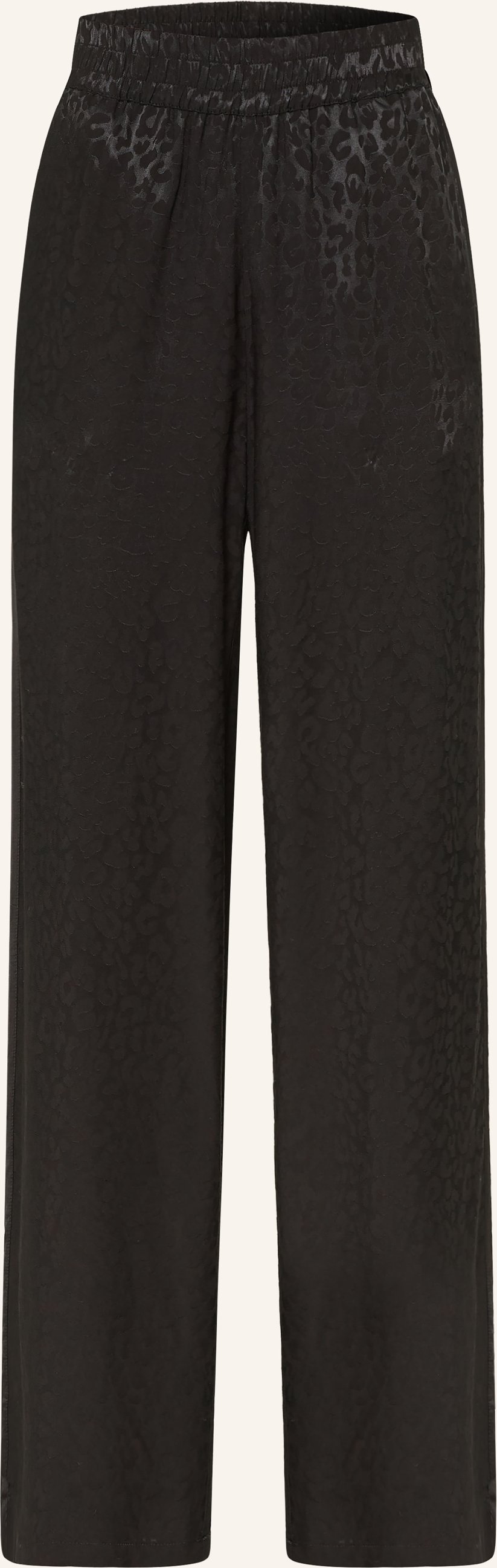 Oh April Jacquard-Hose Saela Mit Galonstreifen grau