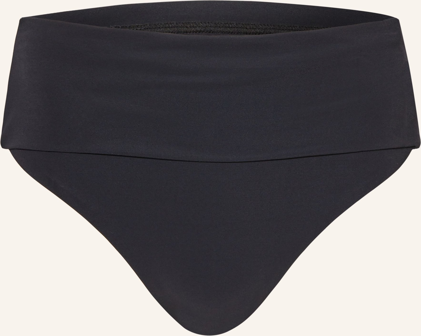 Jets Australia High-Waist-Bikini-Hose Fold Down schwarz