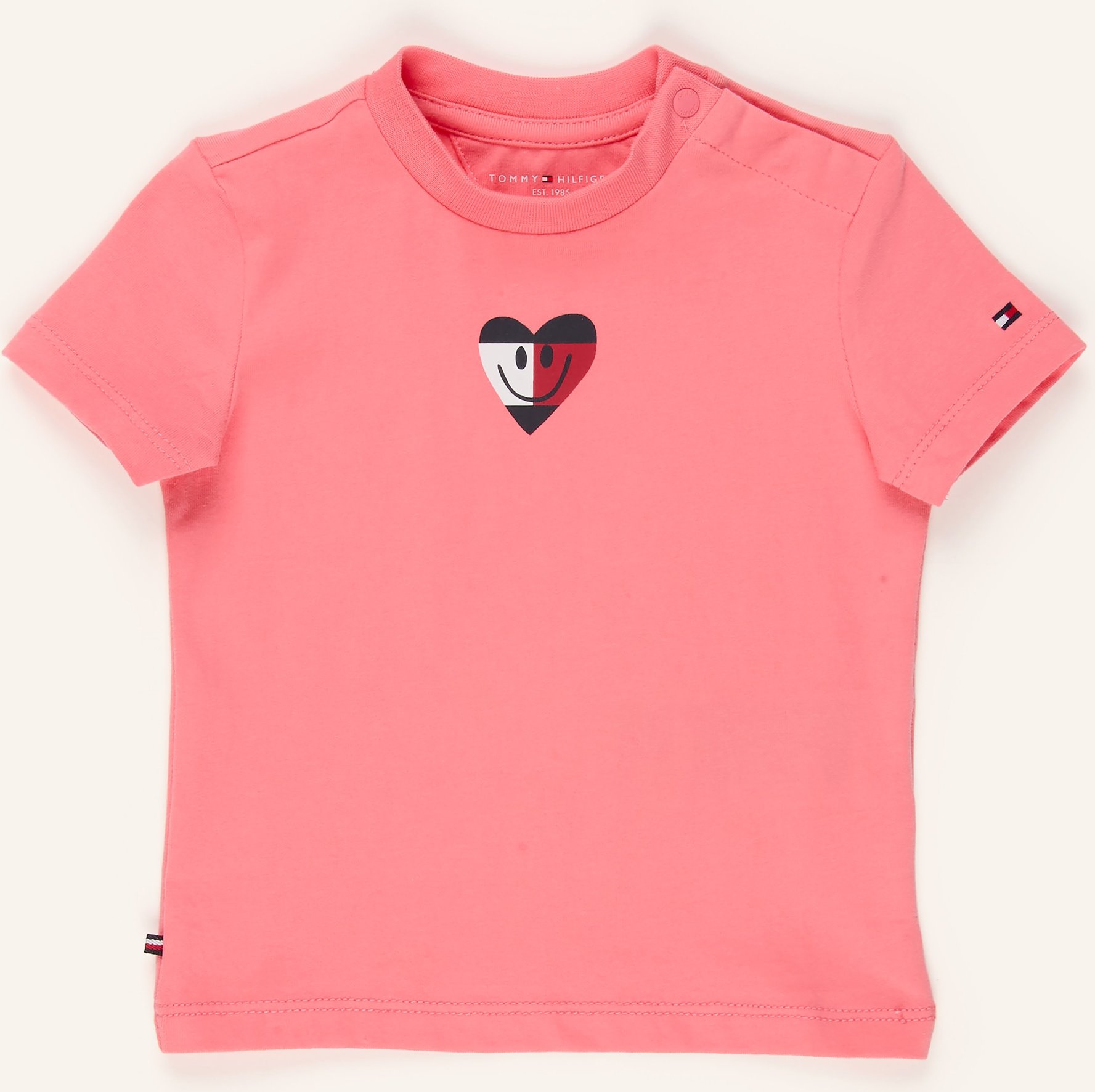Tommy Hilfiger T-Shirt Flag Smile Tee rot