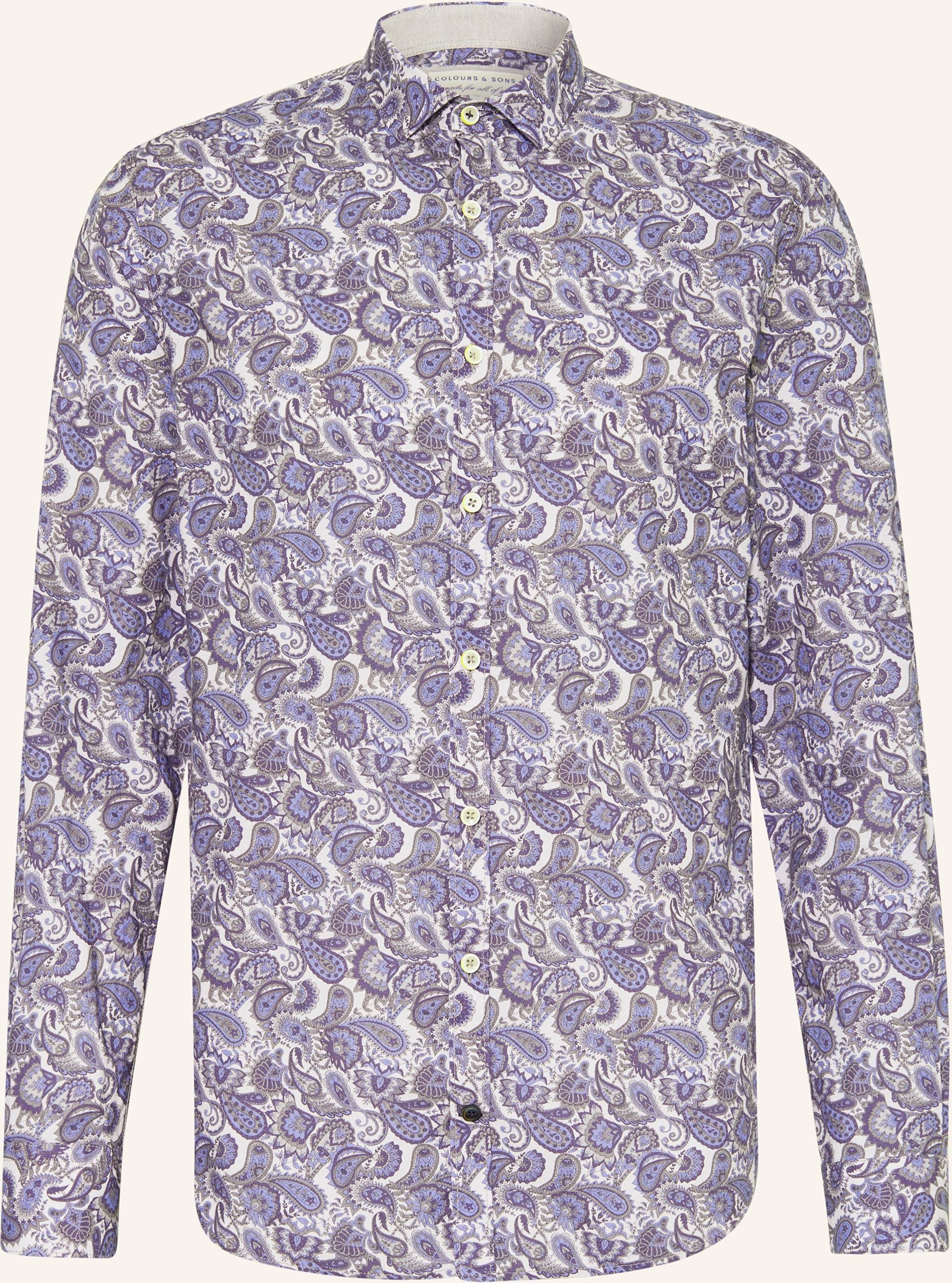 Colours & Sons Hemd Regular Fit blau