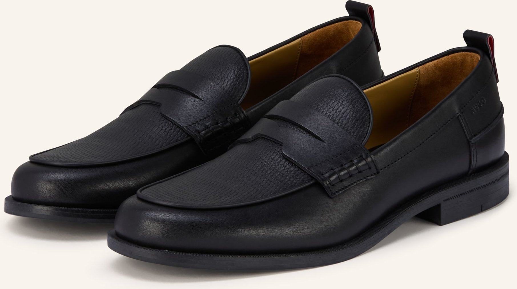Hugo Penny-Loafer Varian schwarz