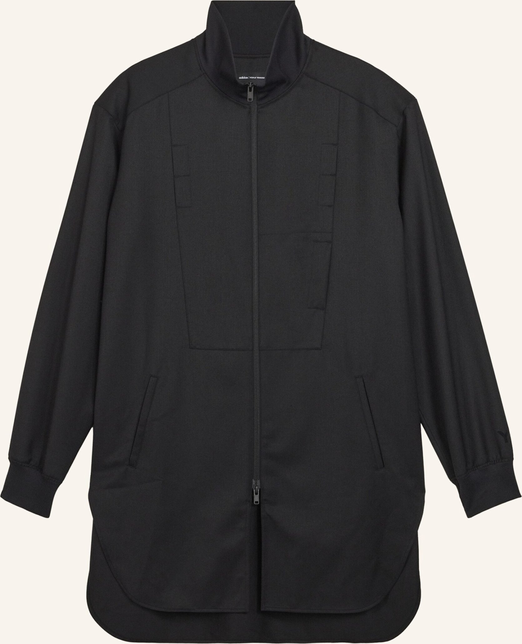Y-3 Y-3 Lange Trainingsjacke Aus Veredelter Wolle schwarz