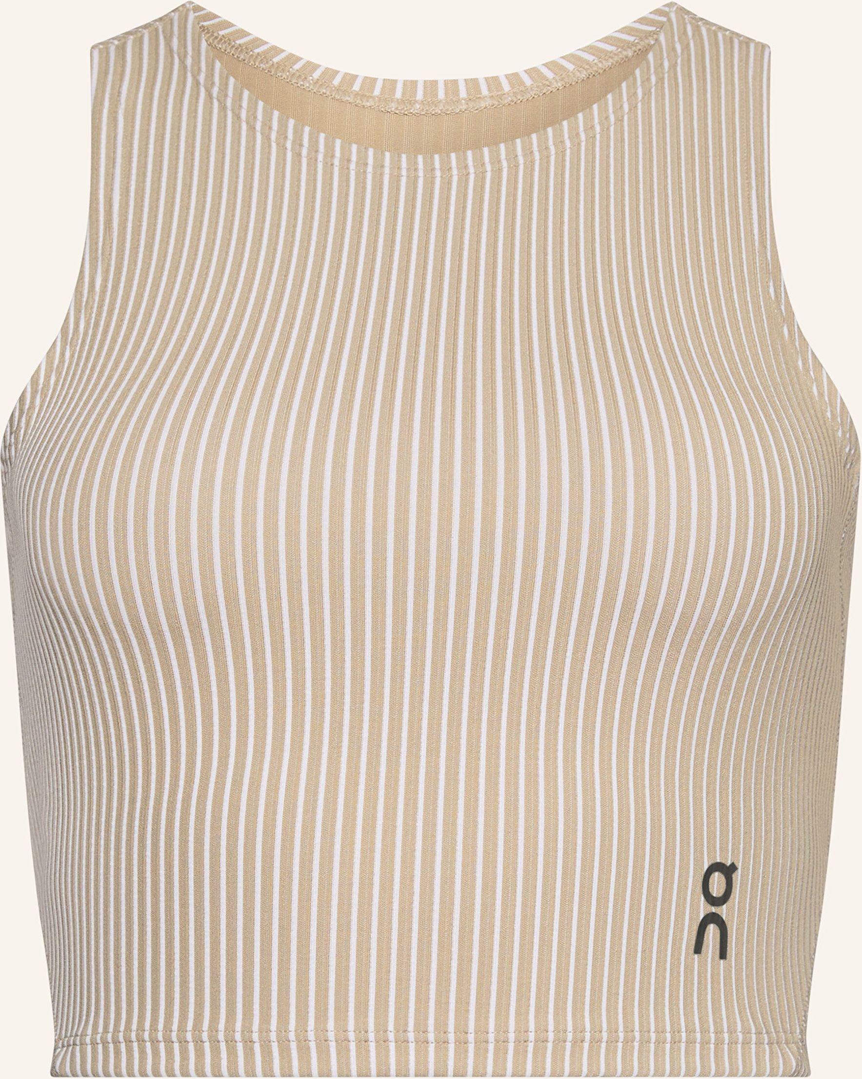 On Cropped-Top All-Day Ribbed Crop beige