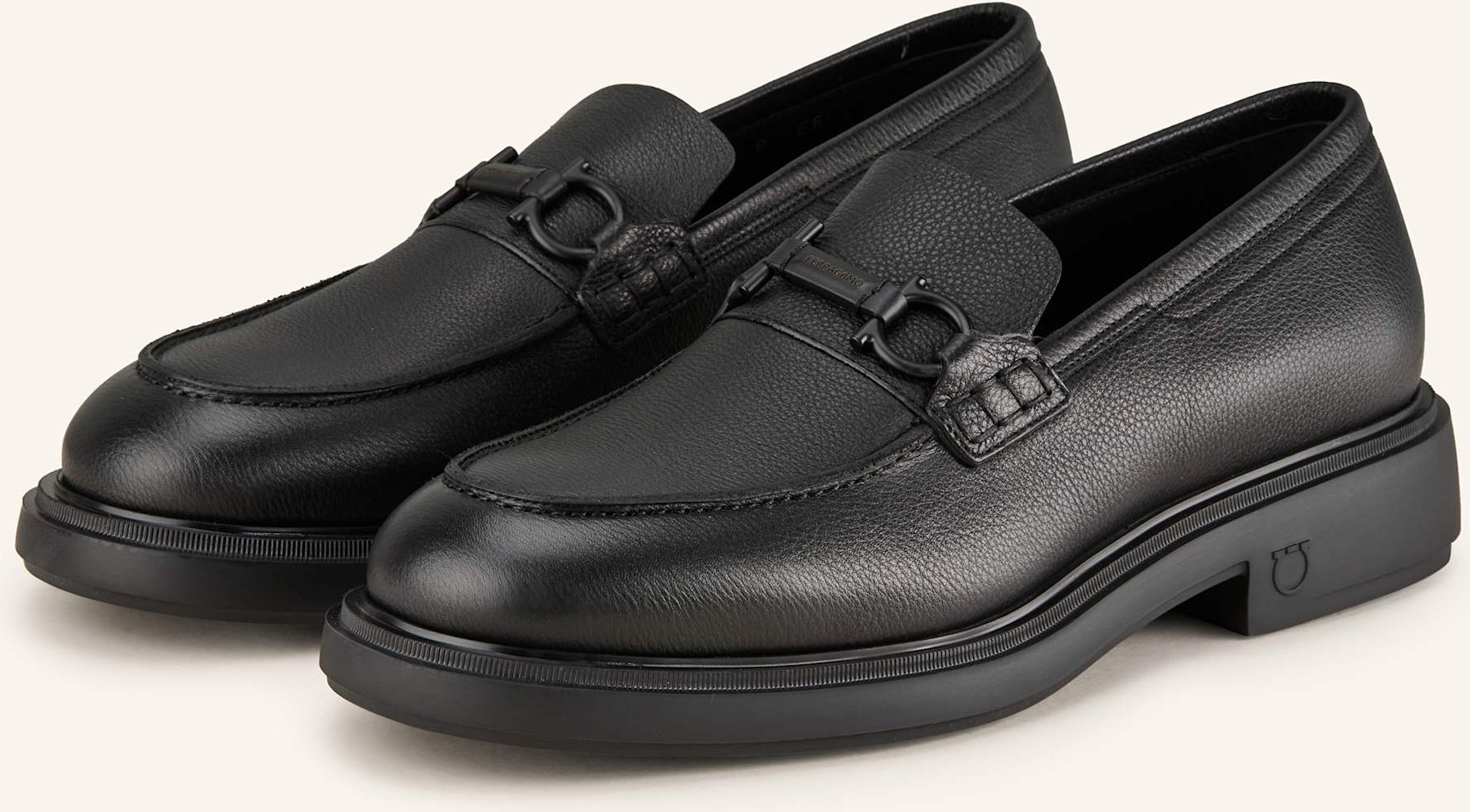 Ferragamo Loafer schwarz