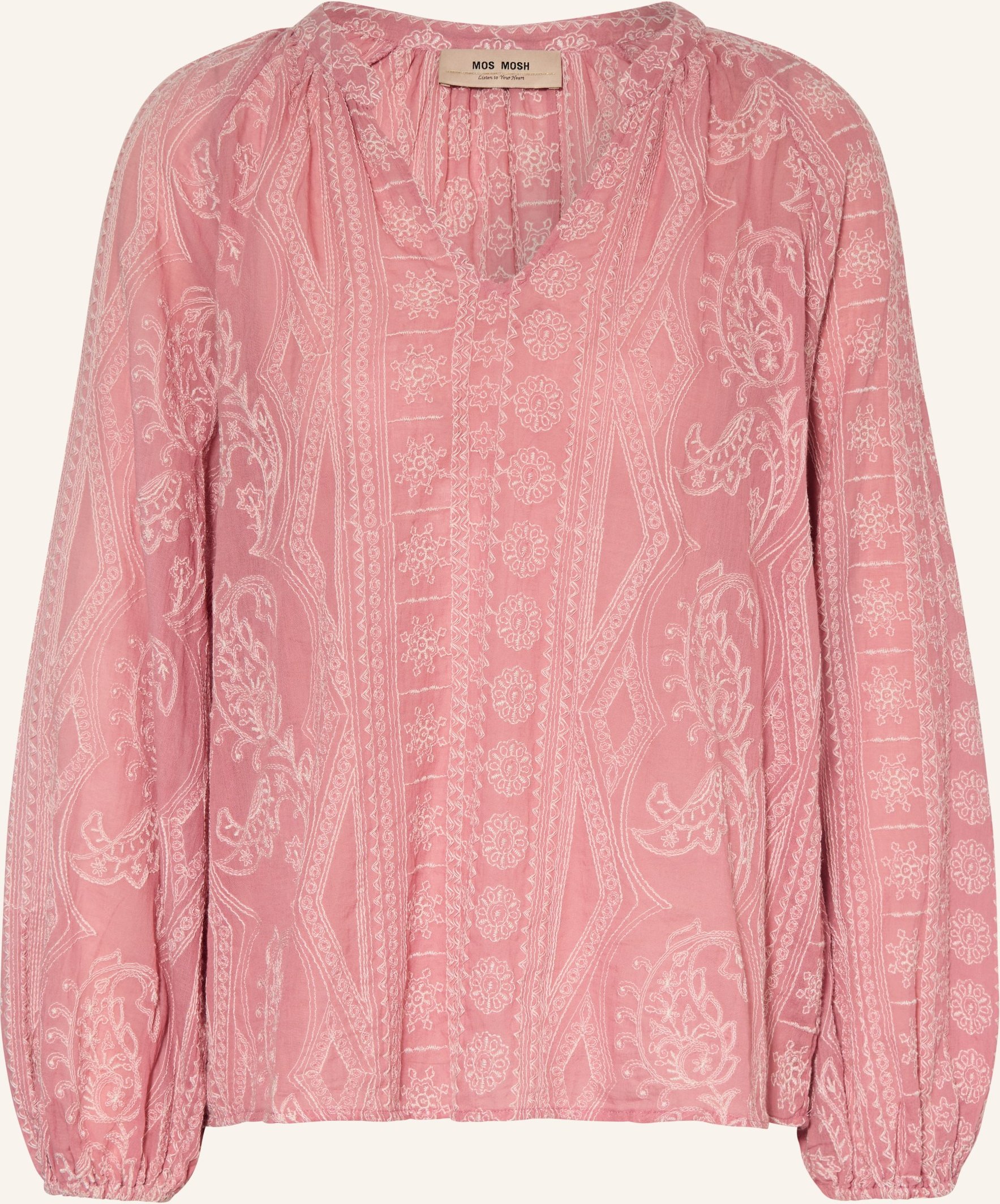 Mos Mosh Blusenshirt Mmgata Mit 3/4-Arm rosa