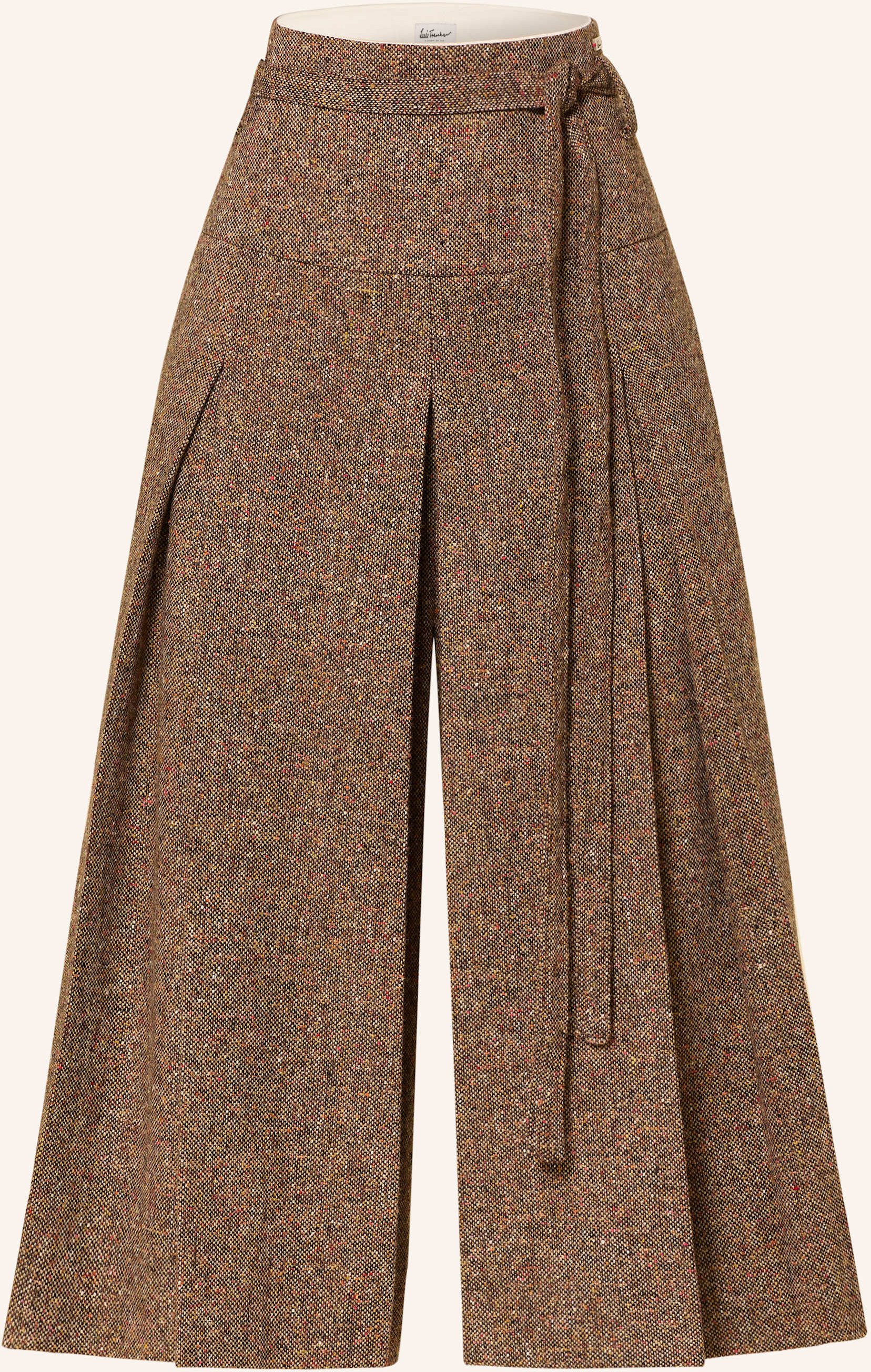 Luis Trenker Tweed-Culotte Lulilibeth braun