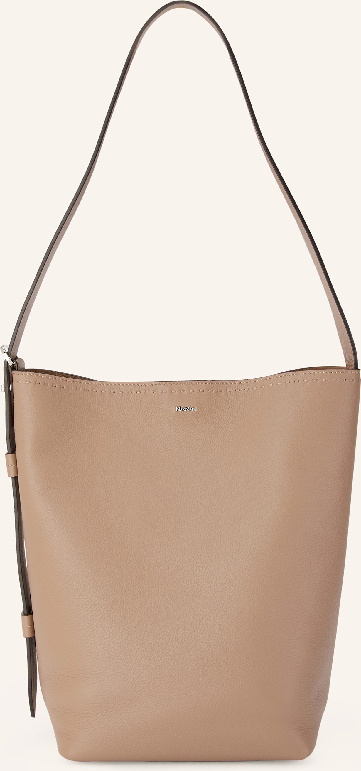 Max Mara Shopper Mit Pouch beige
