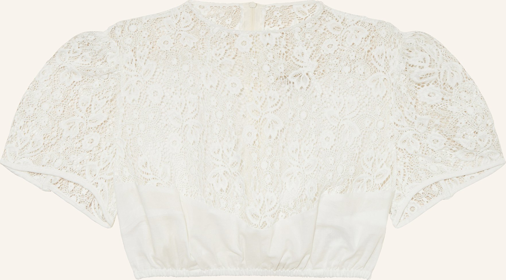 Thumbnail - Gottseidank Dirndlbluse Ernesta Mit Spitze weiss
